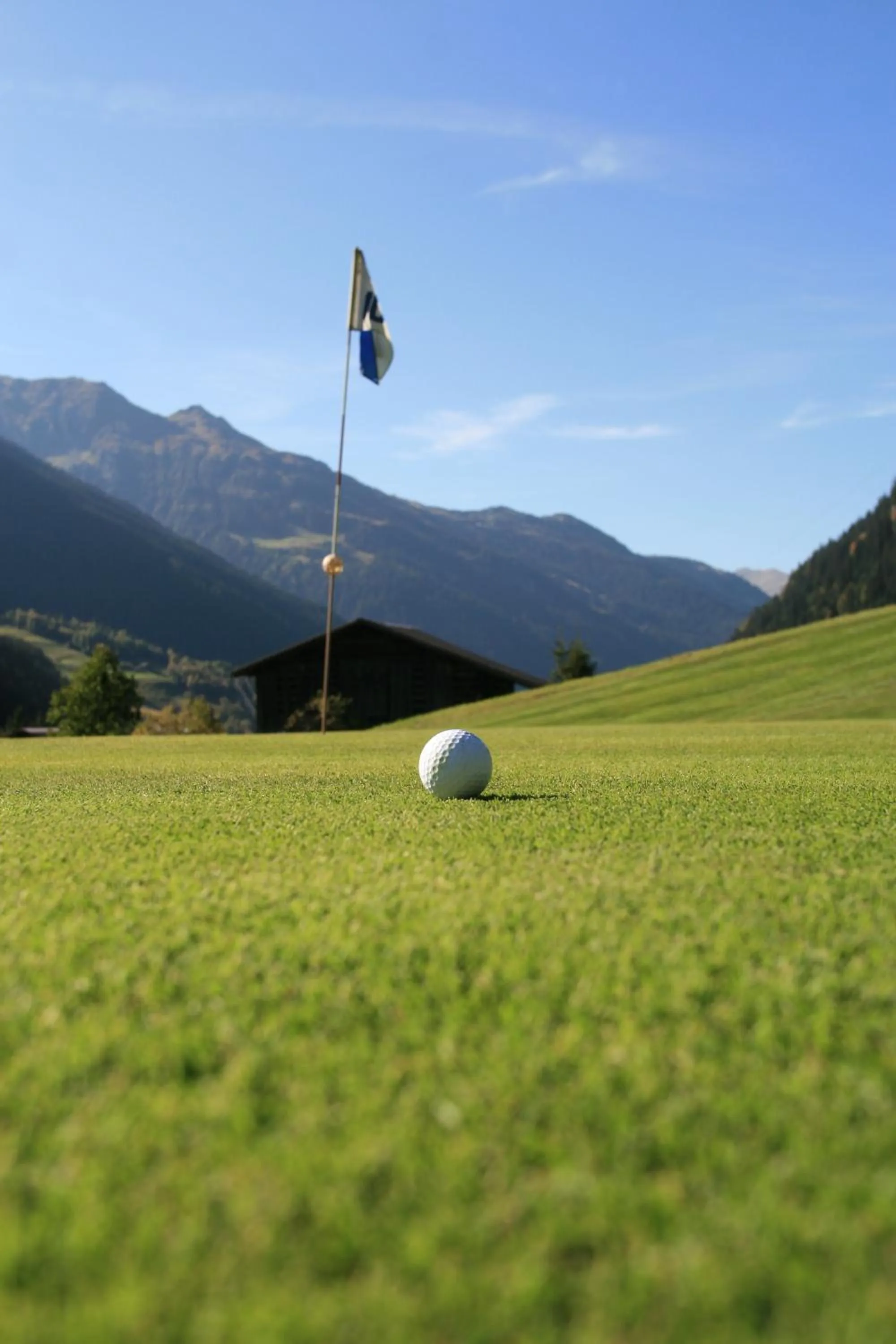 Golfcourse in Sporthotel Chalet