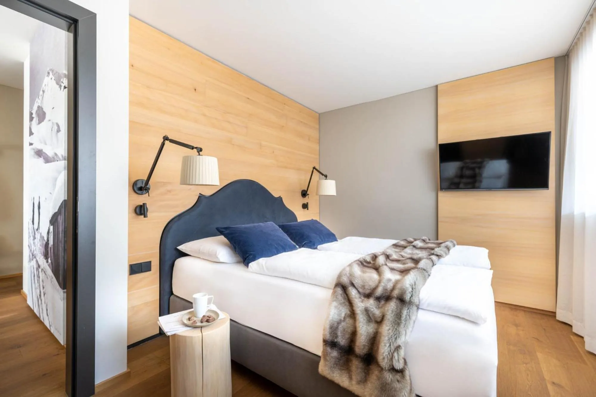 Bed in Sporthotel Chalet