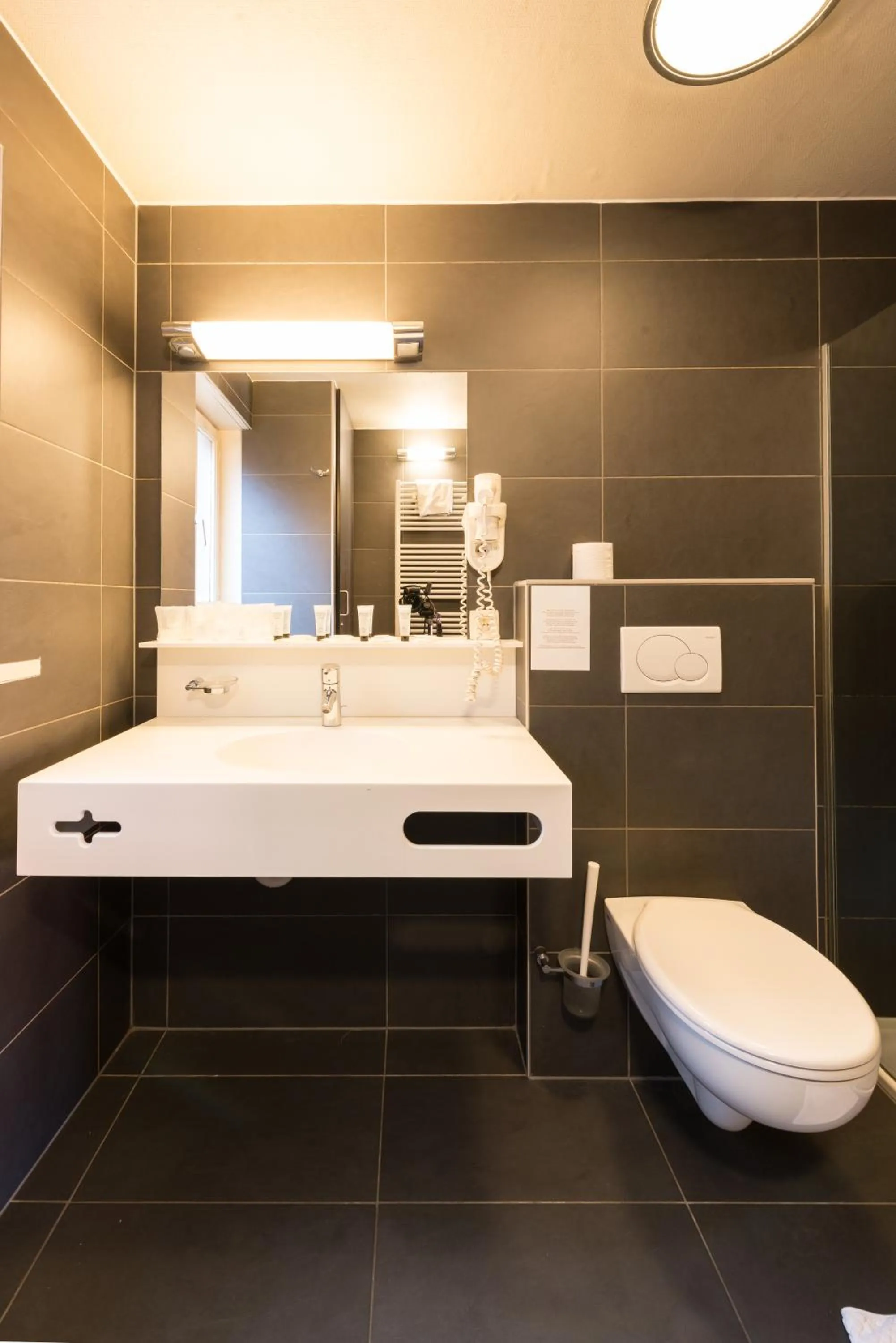 Toilet in Hotel Leopold