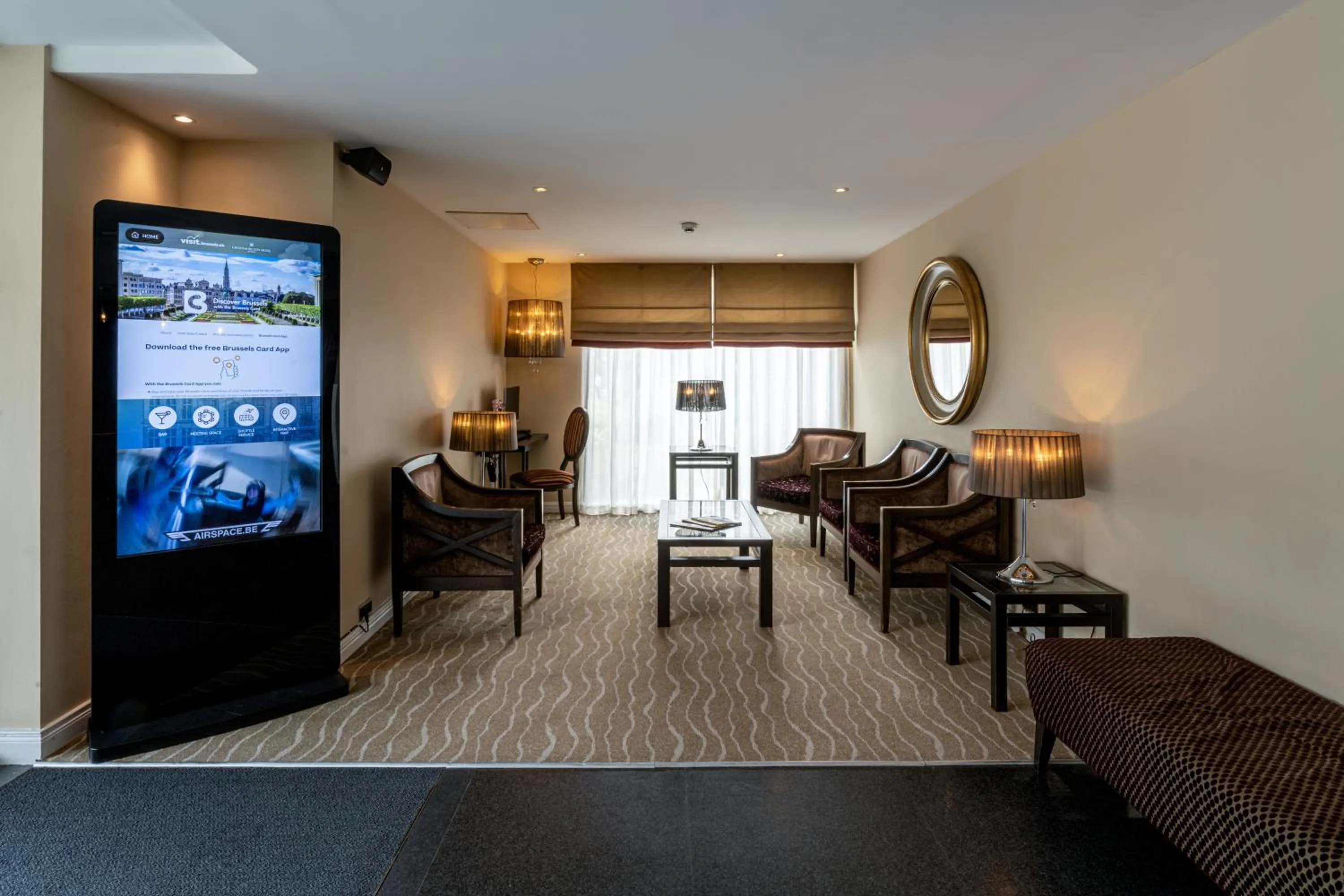 Lobby or reception in Gresham Belson Hotel Brussels