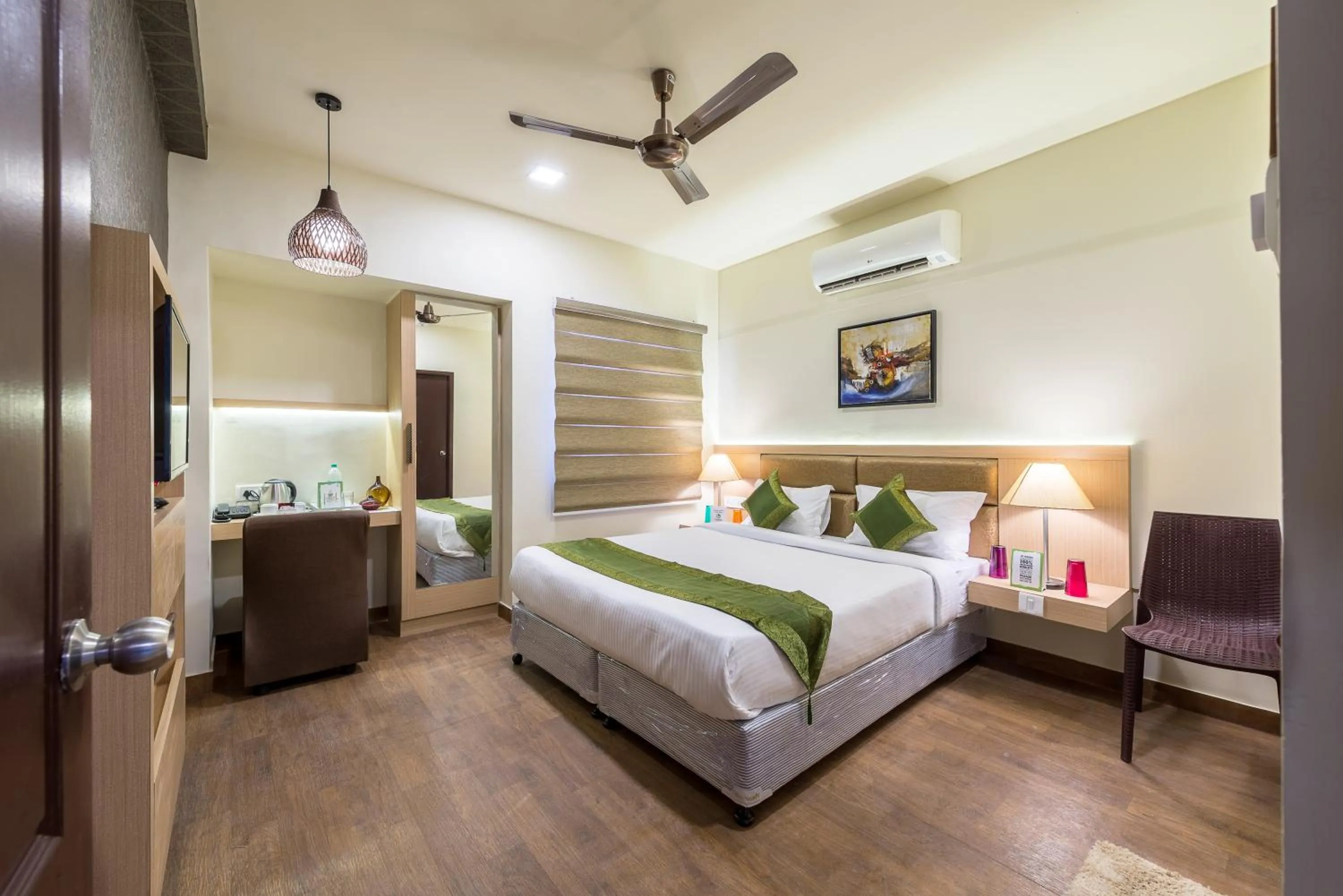 Photo of the whole room, Bed in Treebo Nestlay Casa