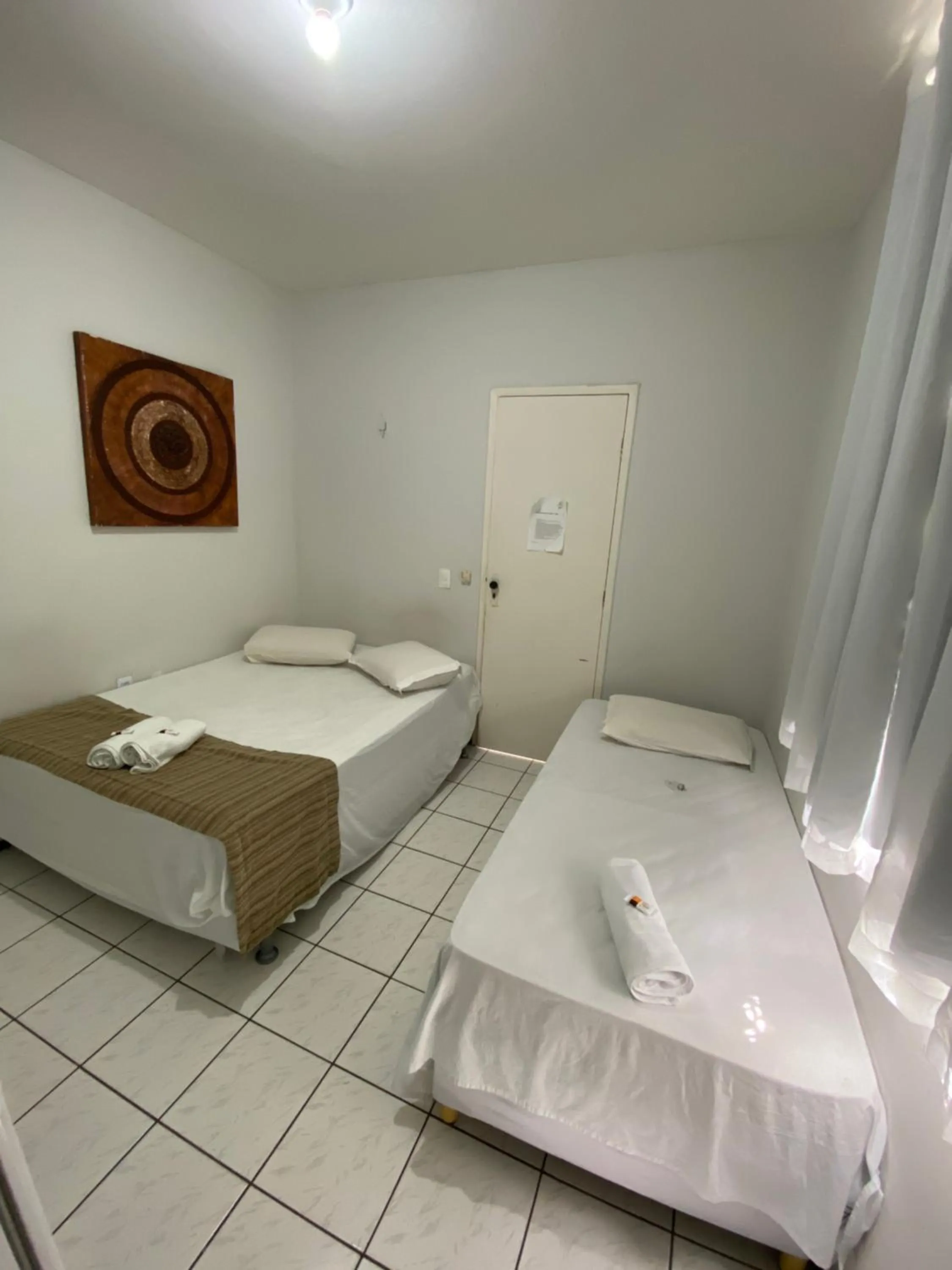 Bedroom, Bed in Center 1 Hotel