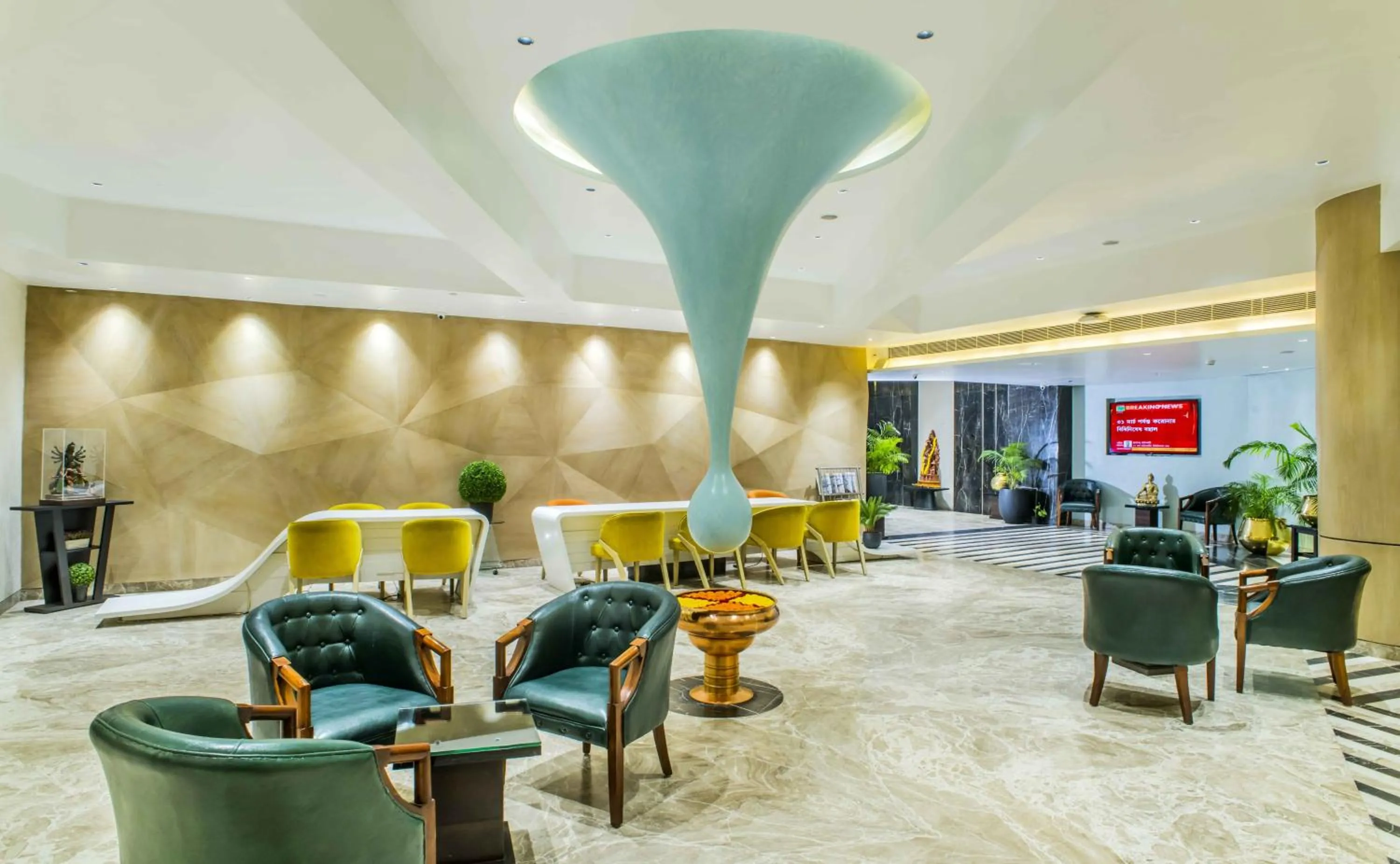 Lobby or reception in The Citi Residenci Hotel - Durgapur