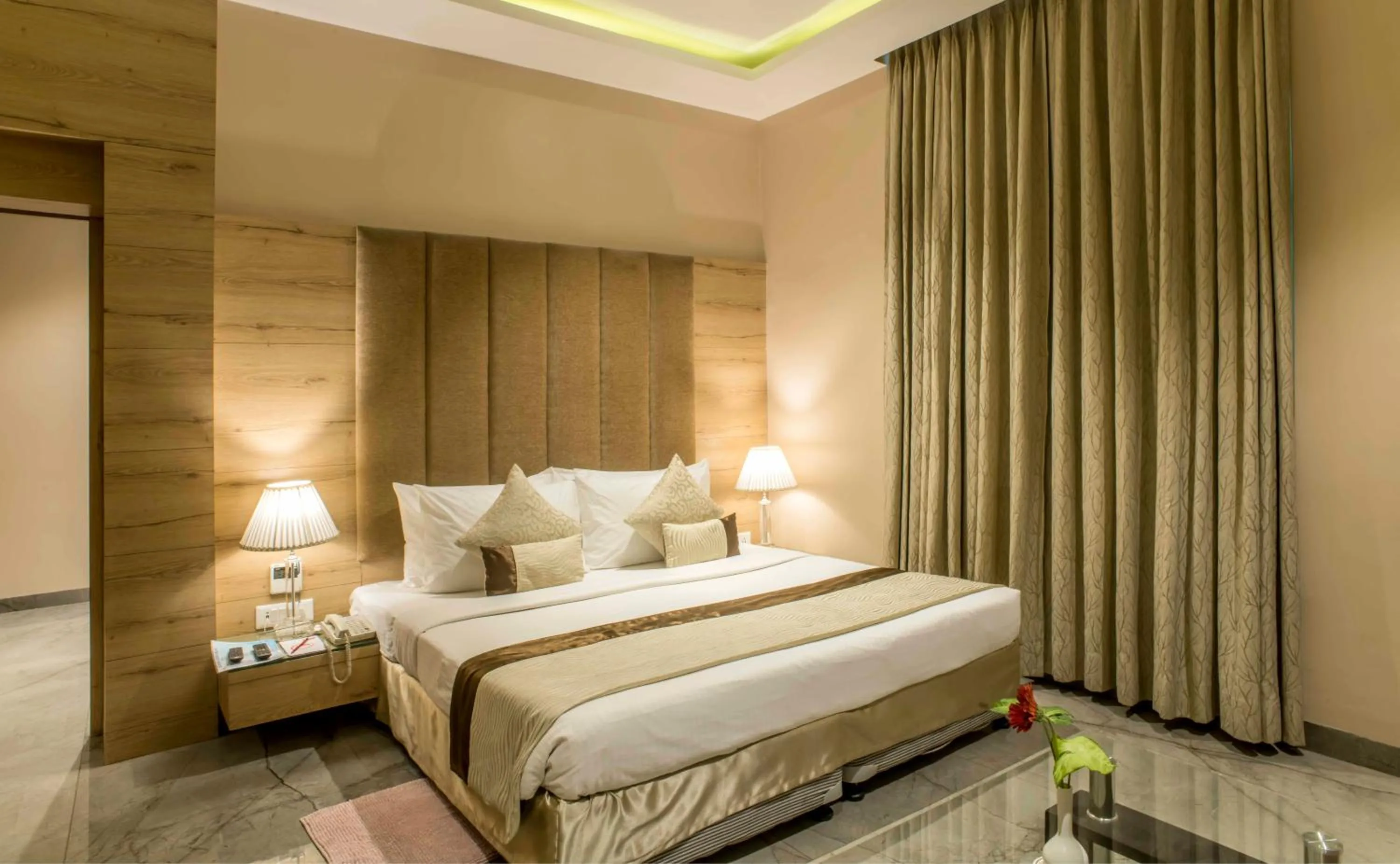 Bedroom, Bed in The Citi Residenci Hotel - Durgapur