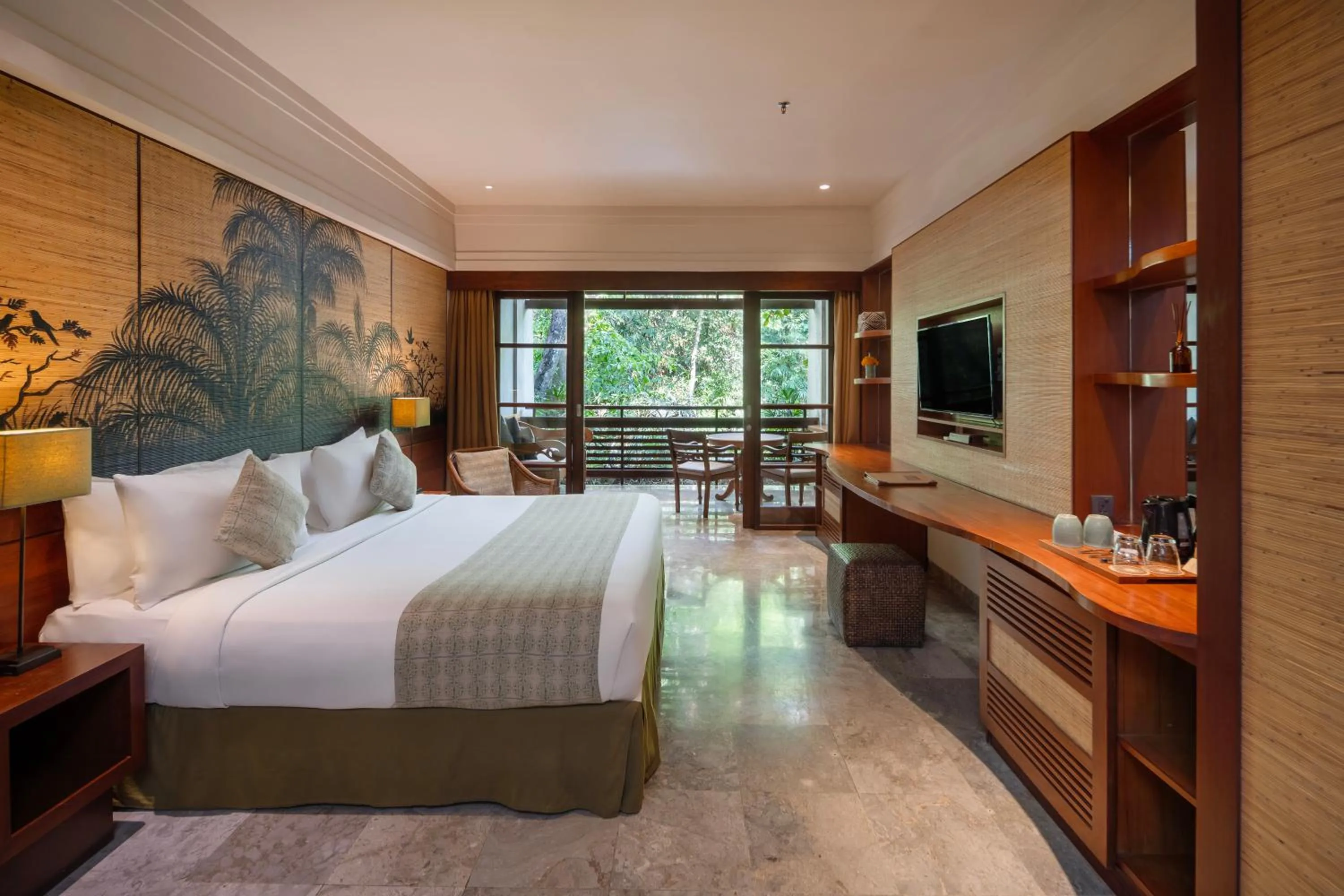 Bed in Adiwana Resort Jembawan