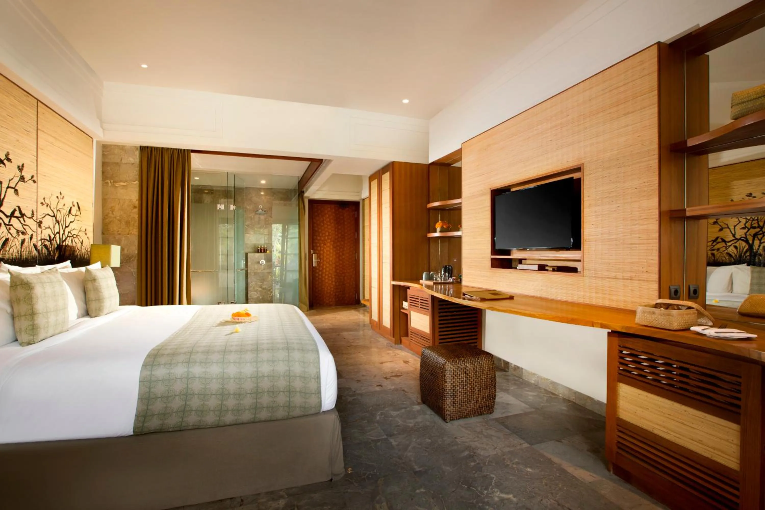 Bed in Adiwana Resort Jembawan