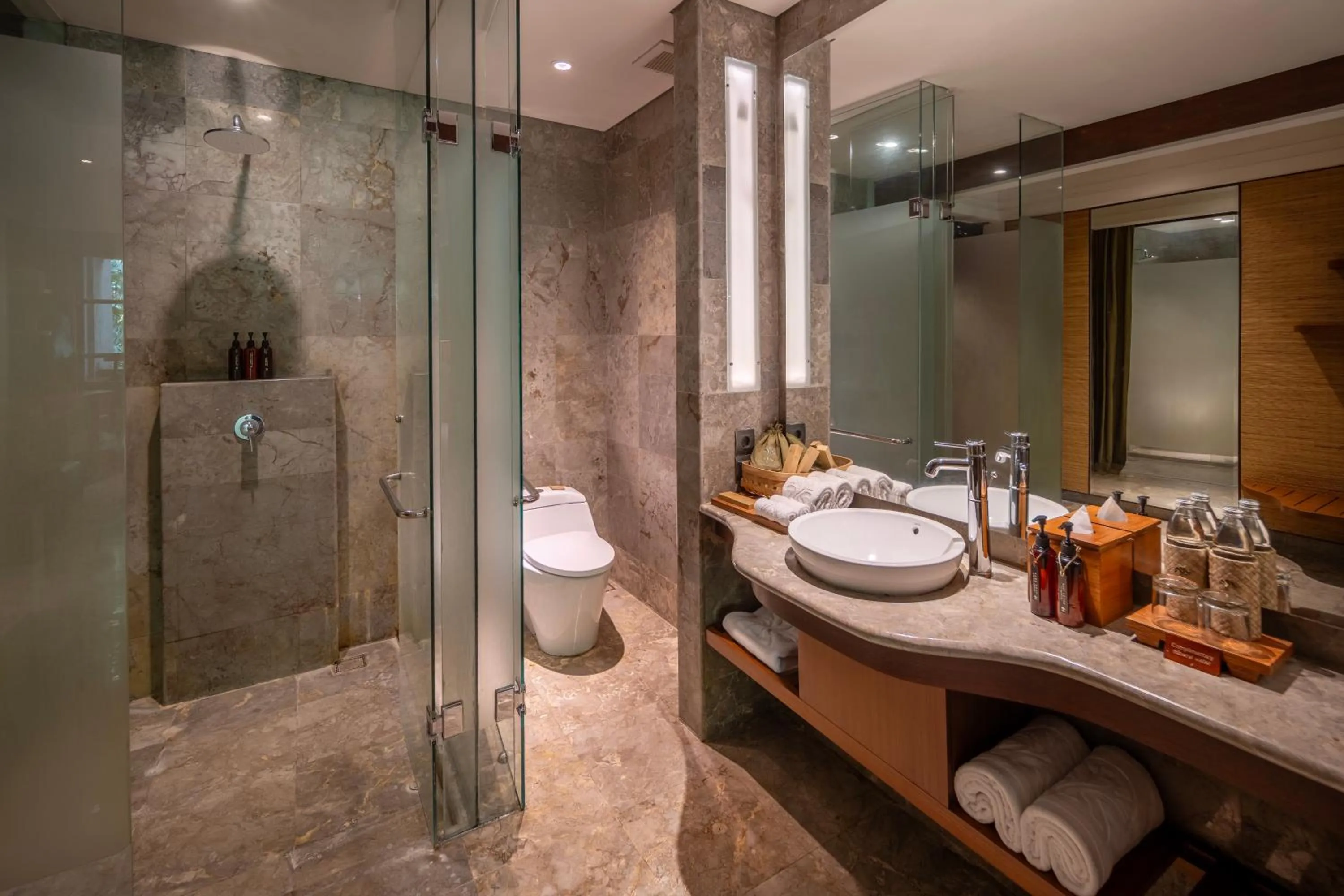 Bathroom in Adiwana Resort Jembawan