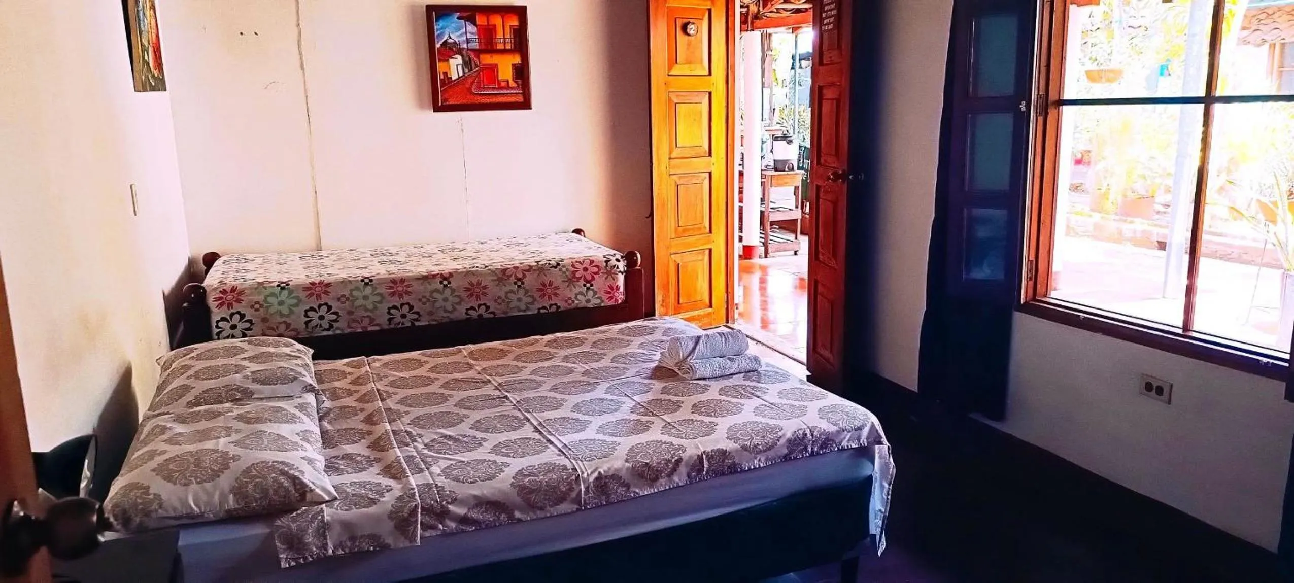 Bedroom, Bed in Casa de Los Berrios