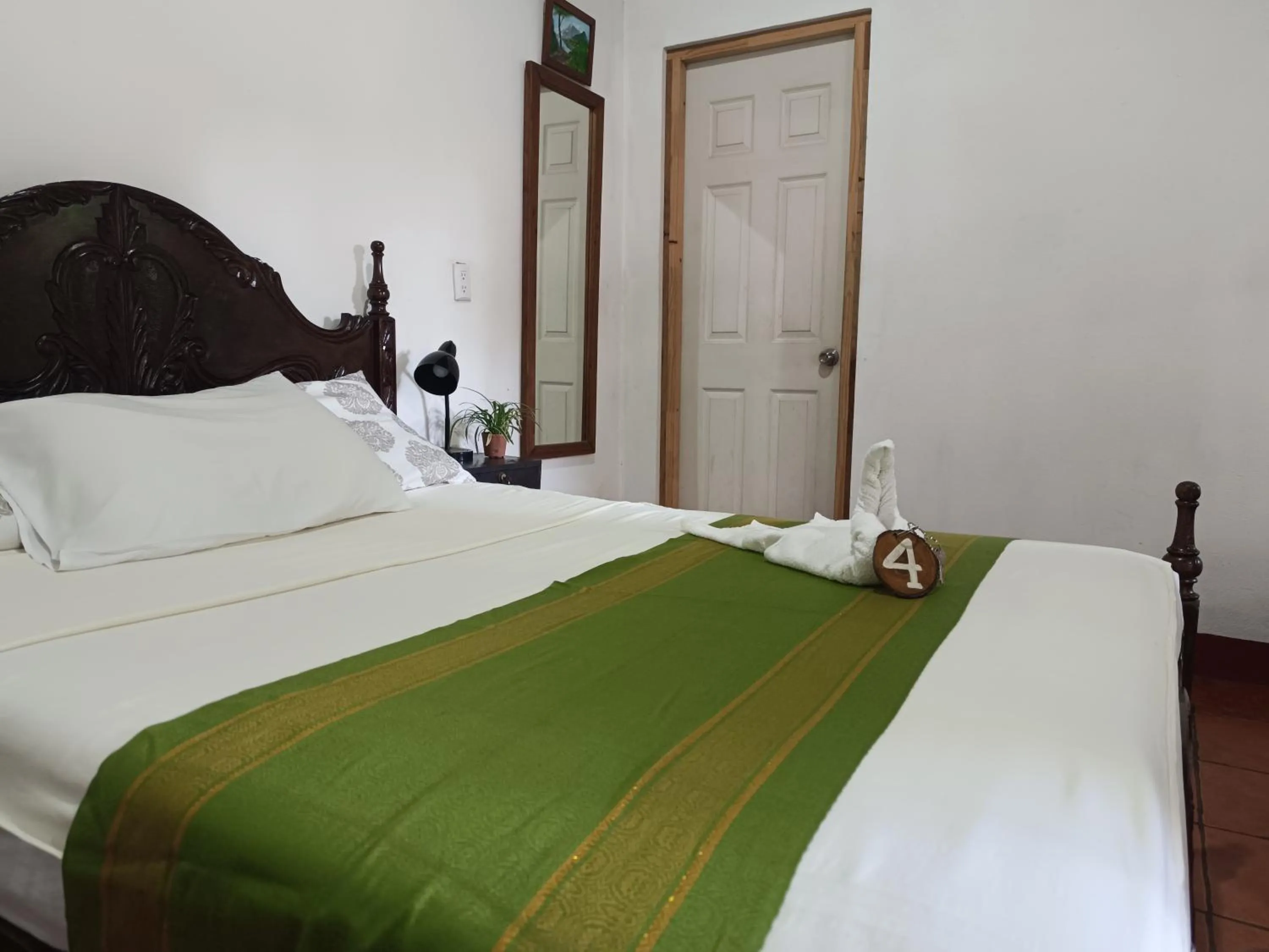 Bedroom, Bed in Casa de Los Berrios