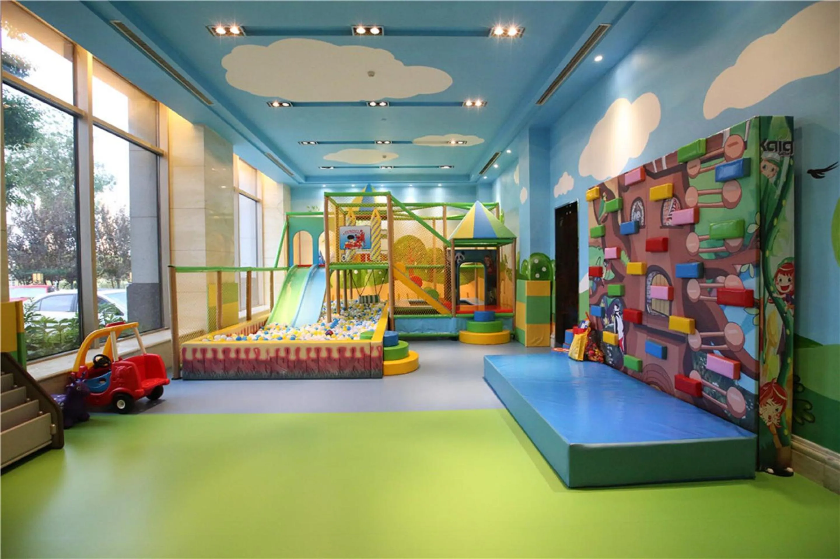 Children play ground in Ramada Plaza Qiandeng Kunshan