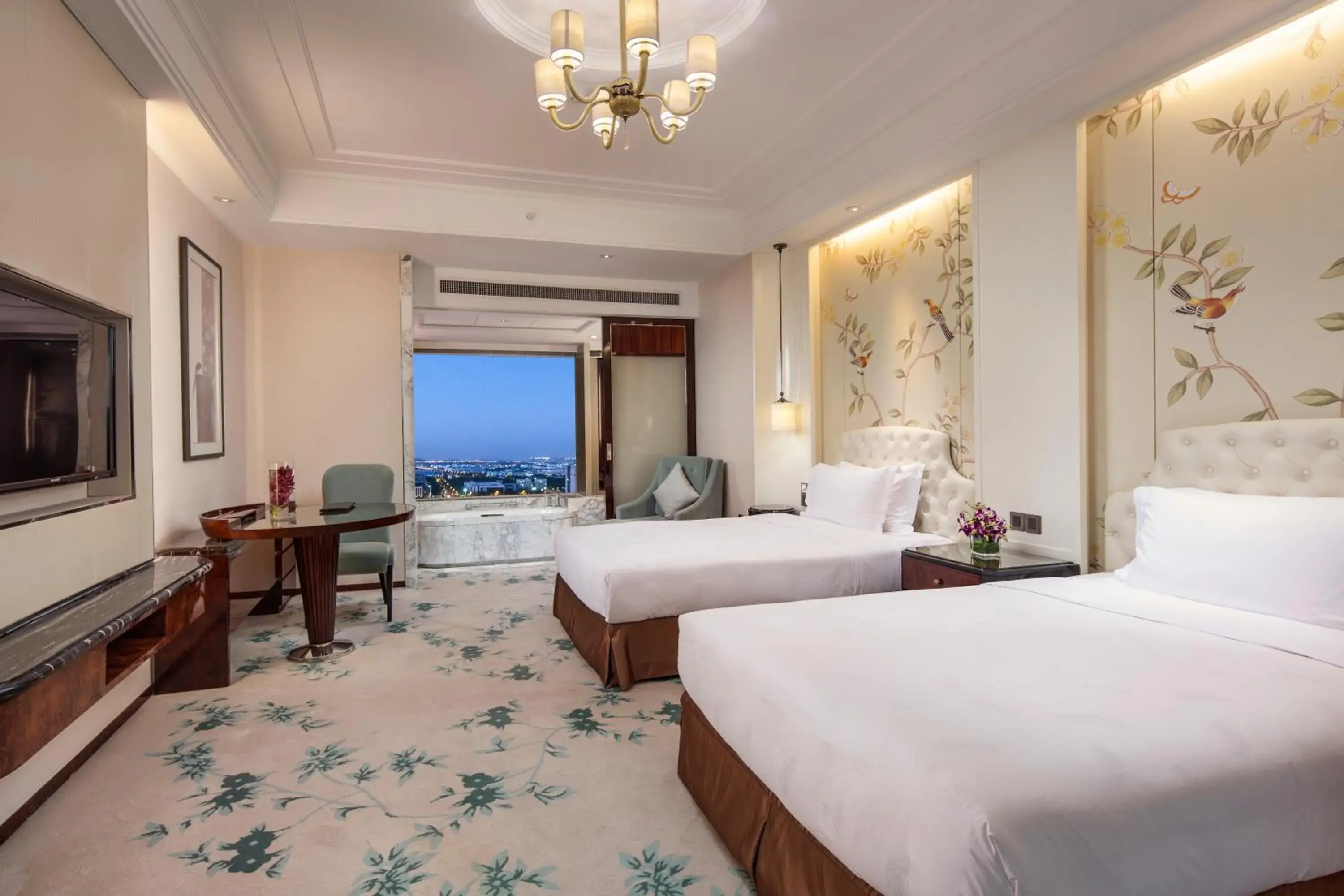 Superior Twin Room in Ramada Plaza Qiandeng Kunshan Superior Twin Room in Ramada Plaza Qiandeng Kunshan