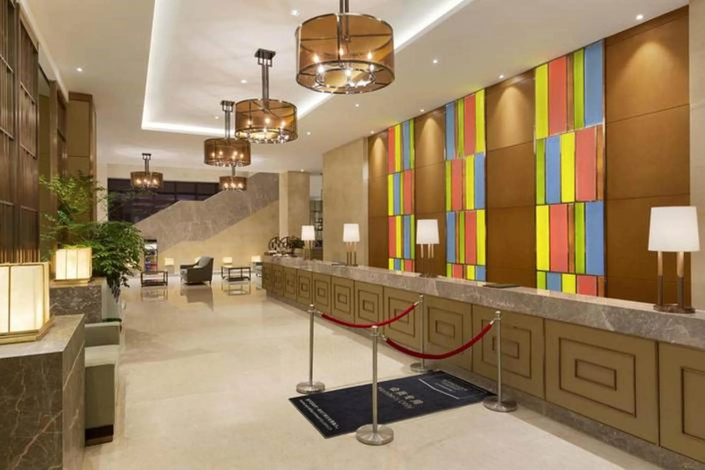 Lobby or reception in Ramada Suzhou