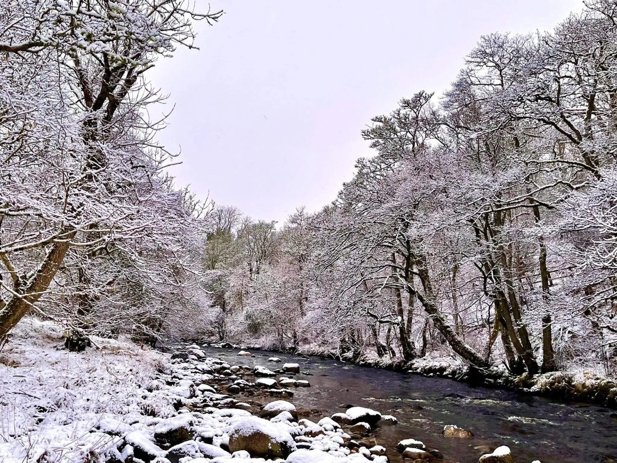 Winter in Strathardle Lodge