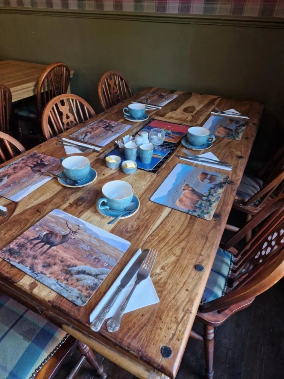 Food and drinks in Strathardle Lodge