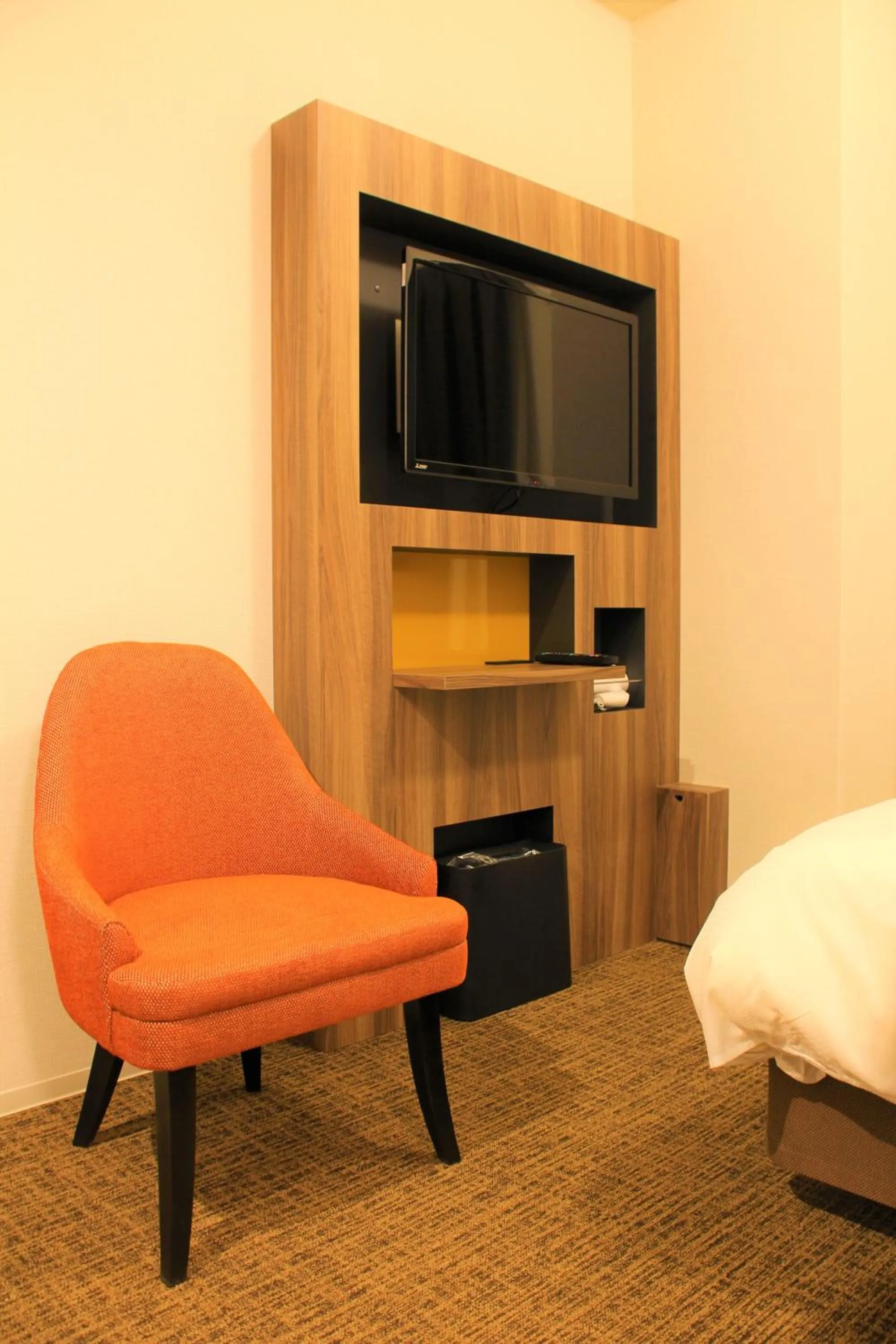 Decorative detail, Bed in Hotel M's Plus Shijo Omiya