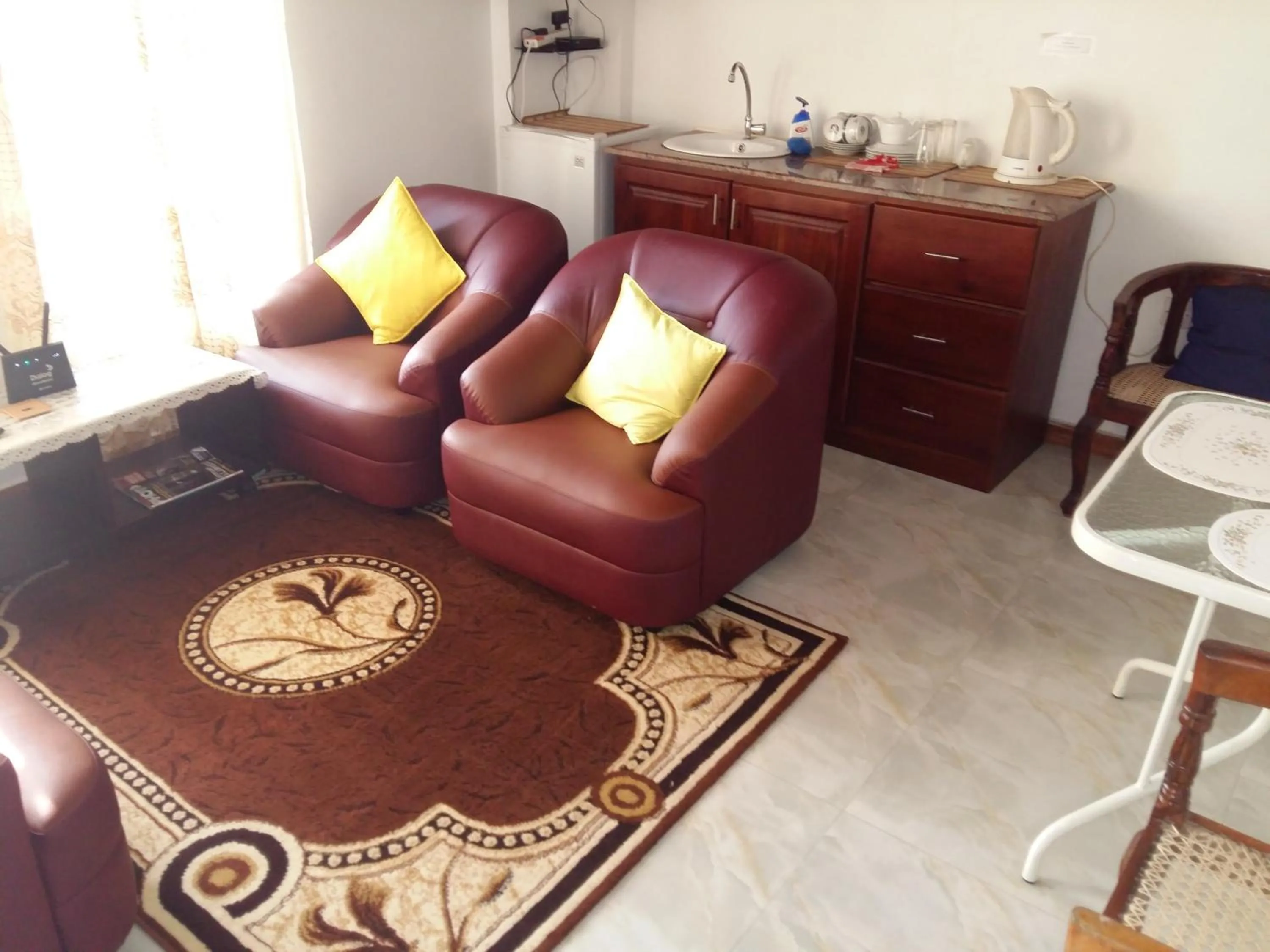 Decorative detail in Southern Comforts - Galle Fort