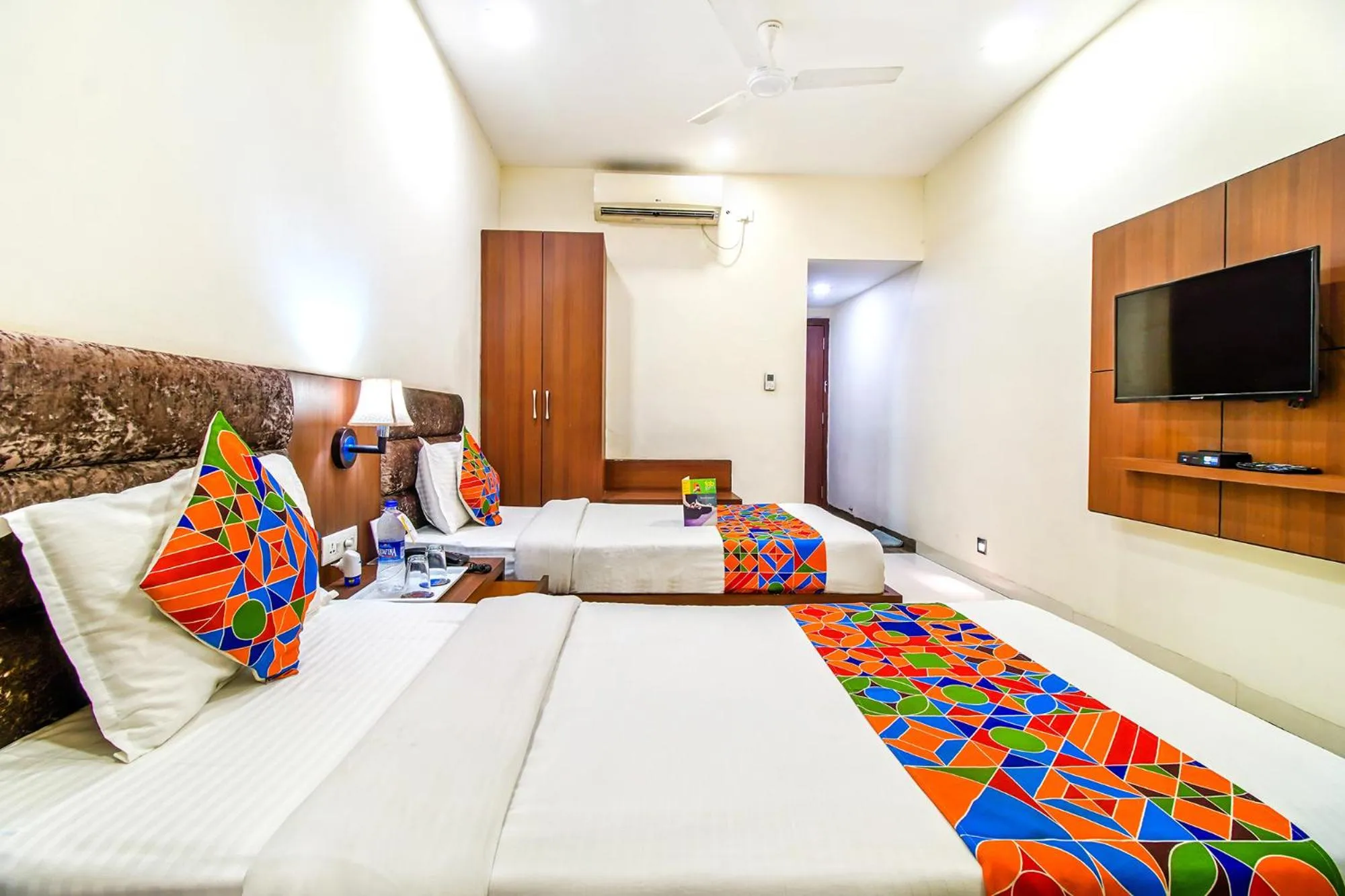 Bedroom, Bed in FabHotel Prime President- Bhopal Railway Station