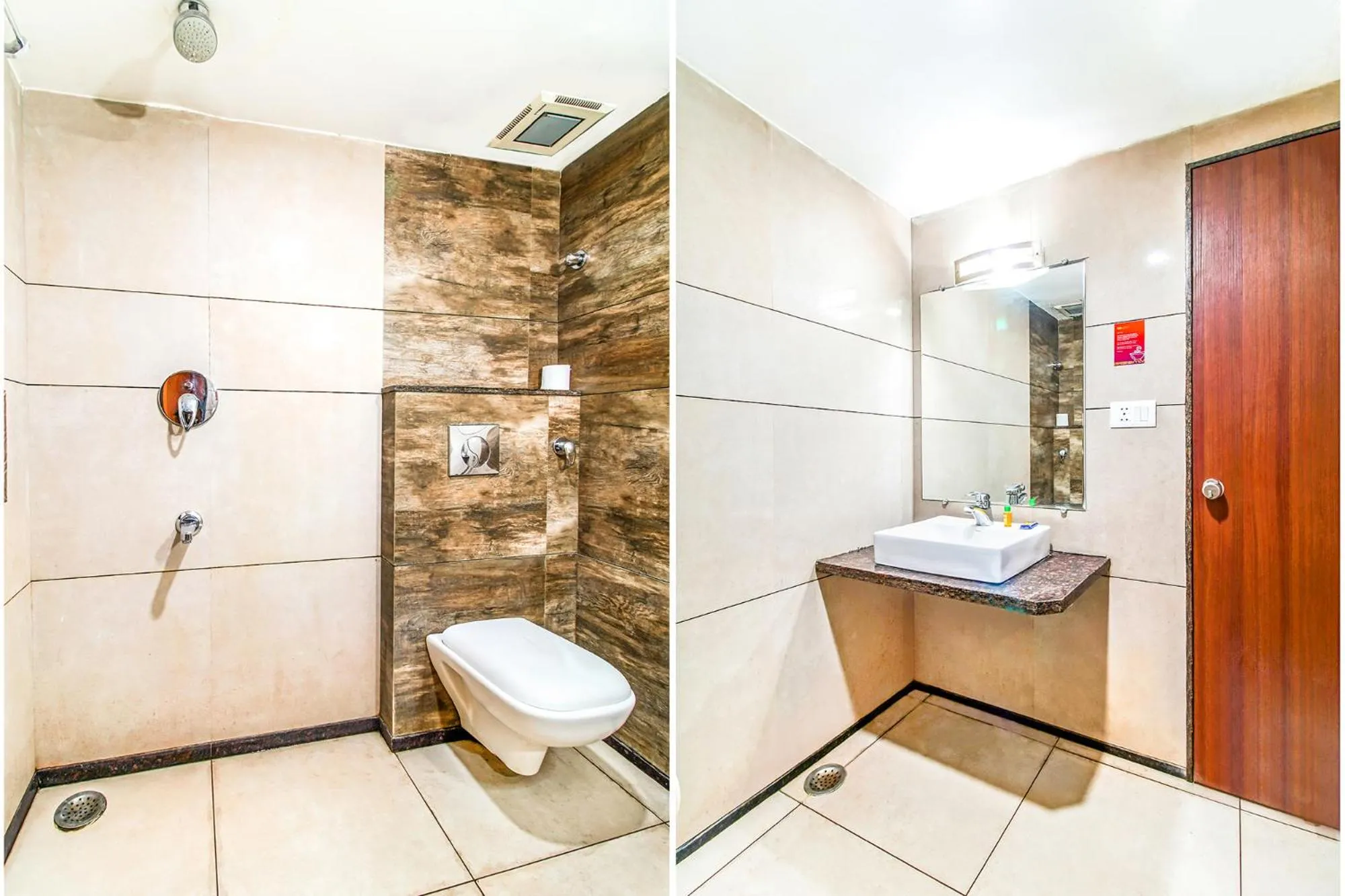 Toilet in FabHotel Prime President- Bhopal Railway Station