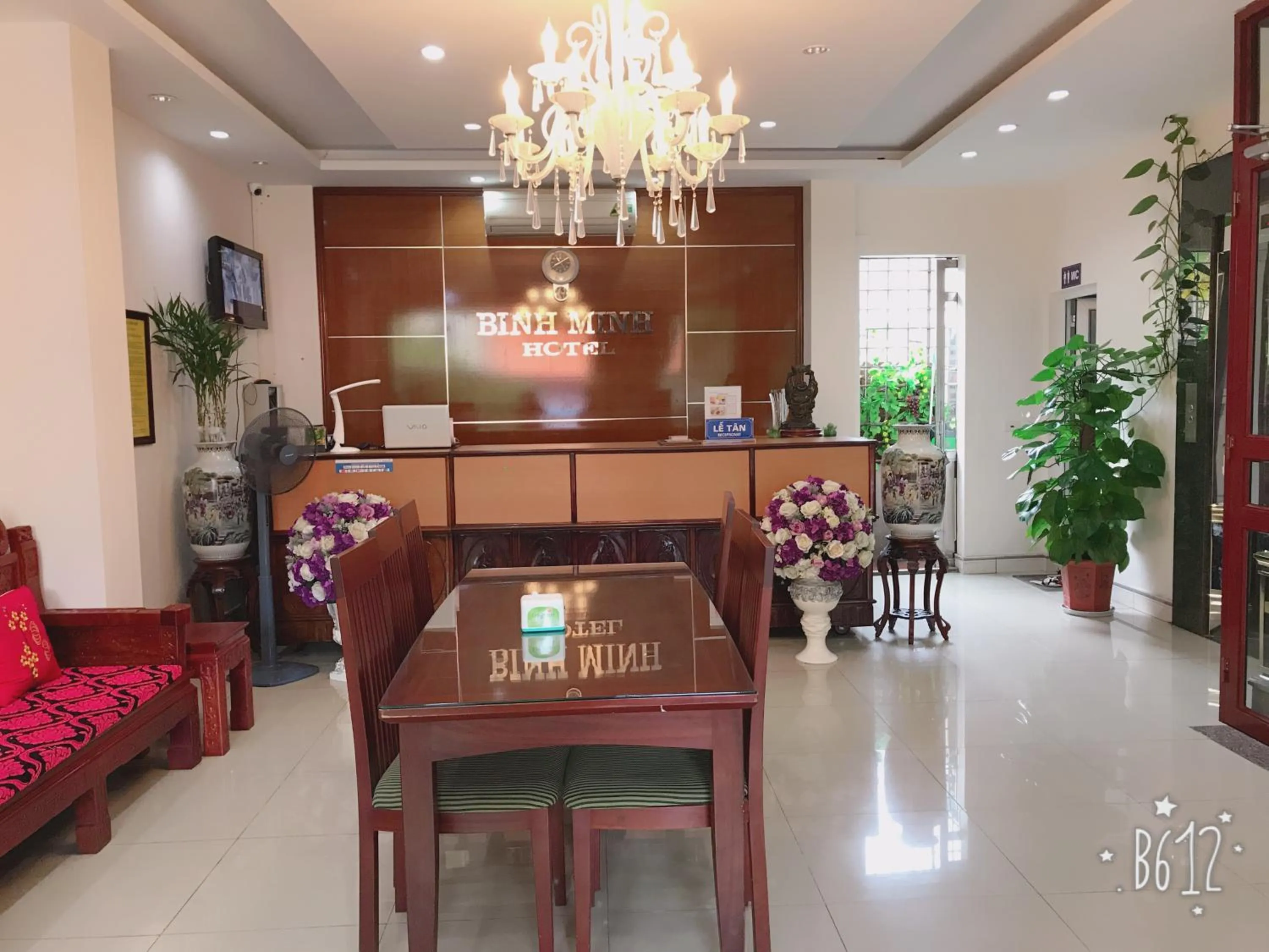 Living room in Binh Minh Hotel