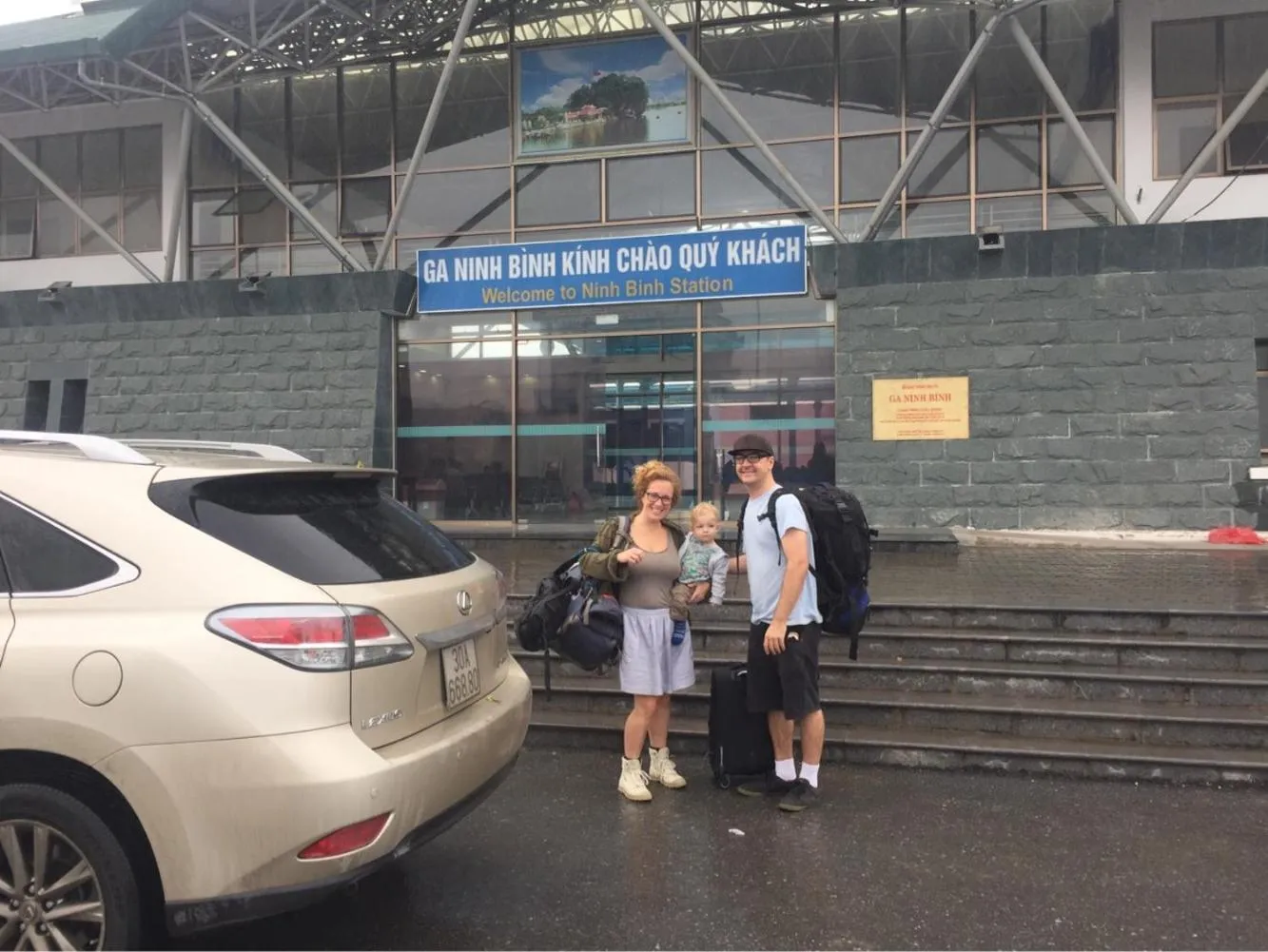 Family in Binh Minh Hotel