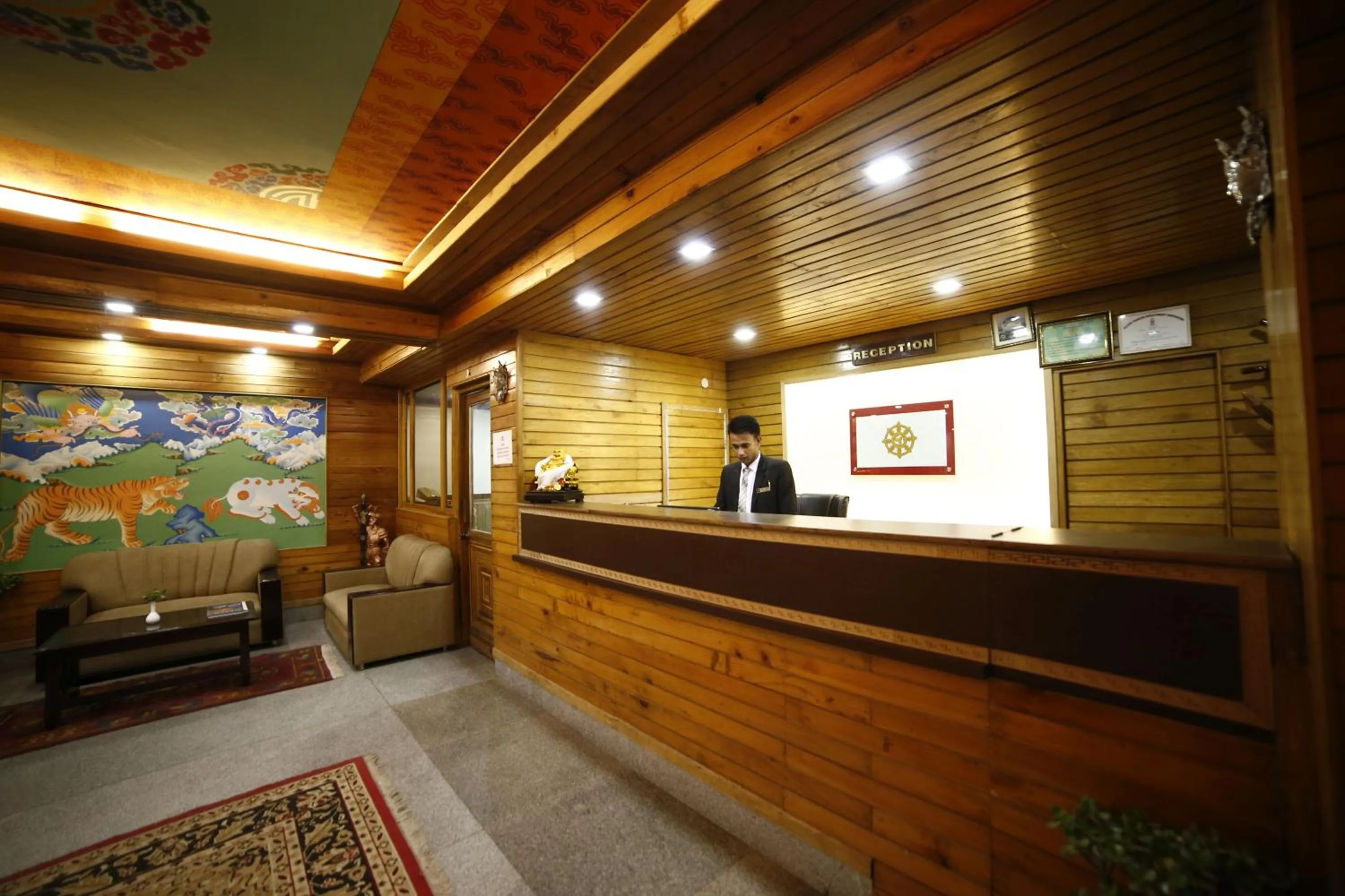 Lobby or reception in Sikkim Tourist Centre
