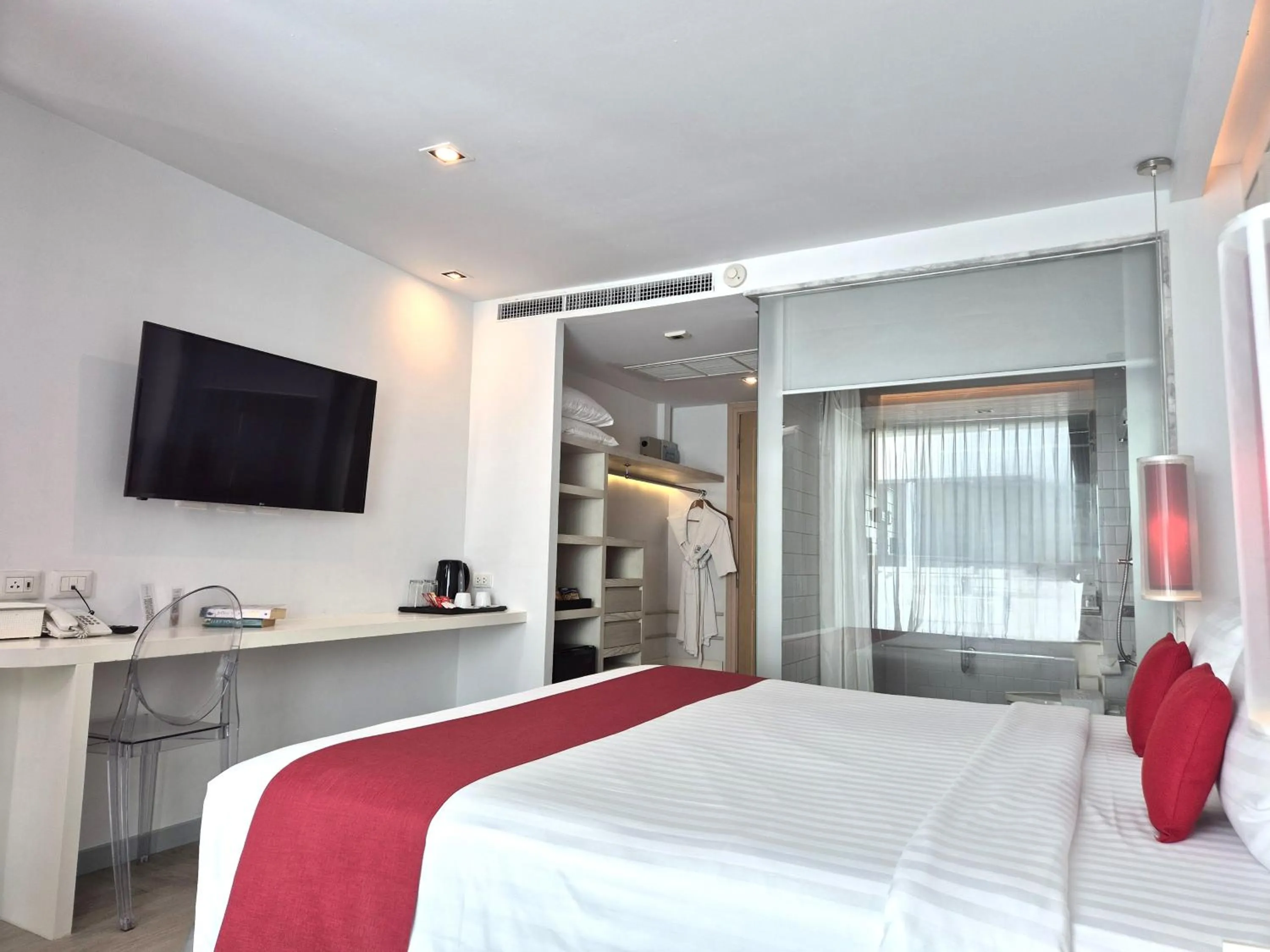 Bedroom, Bed in The Bloc Hotel Phuket - SHA Extra Plus