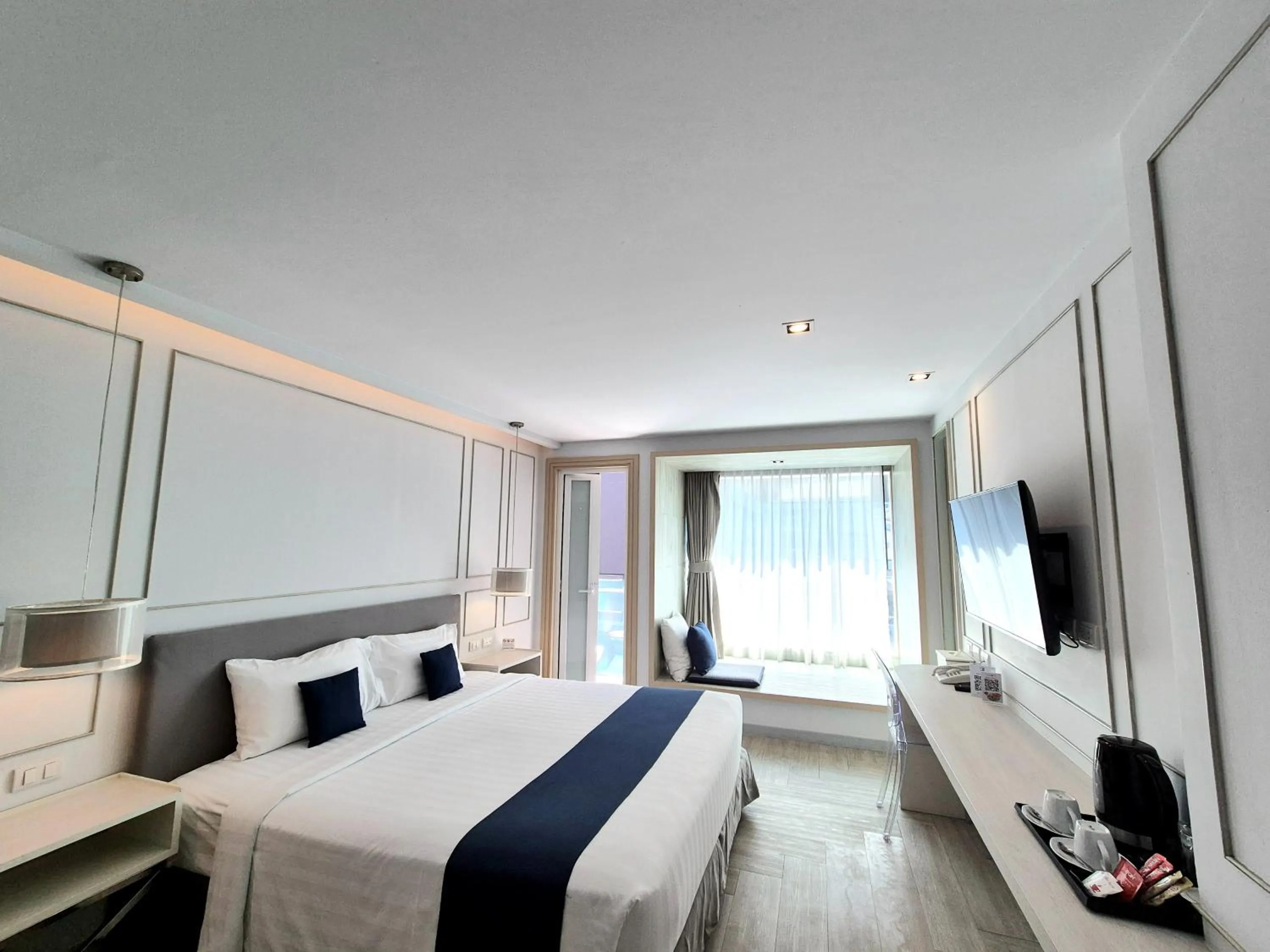 Bed in The Bloc Hotel Phuket - SHA Extra Plus