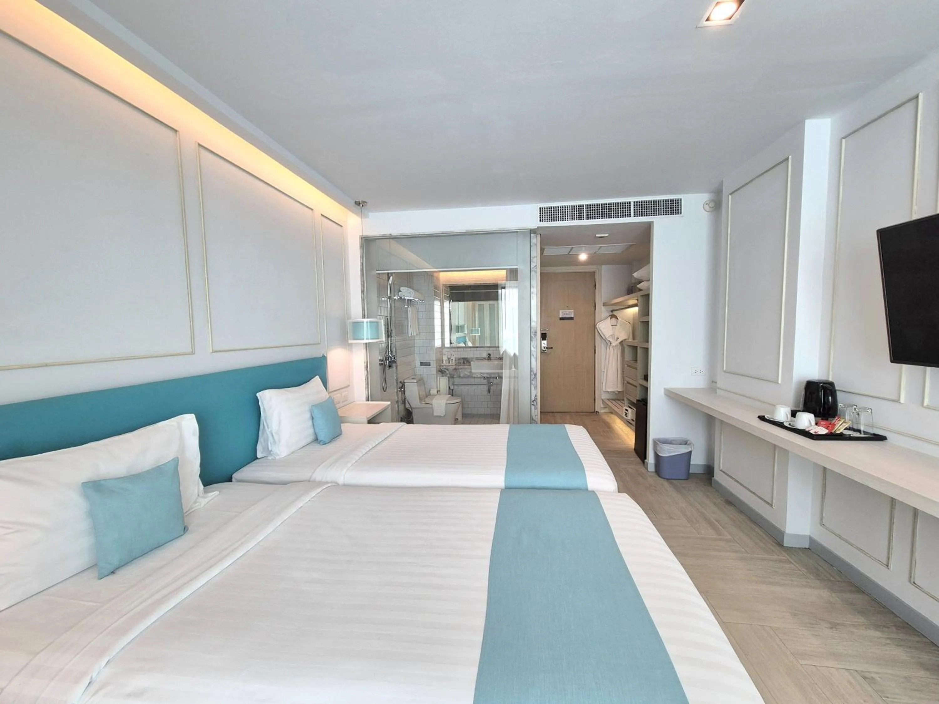 Bed in The Bloc Hotel Phuket - SHA Extra Plus