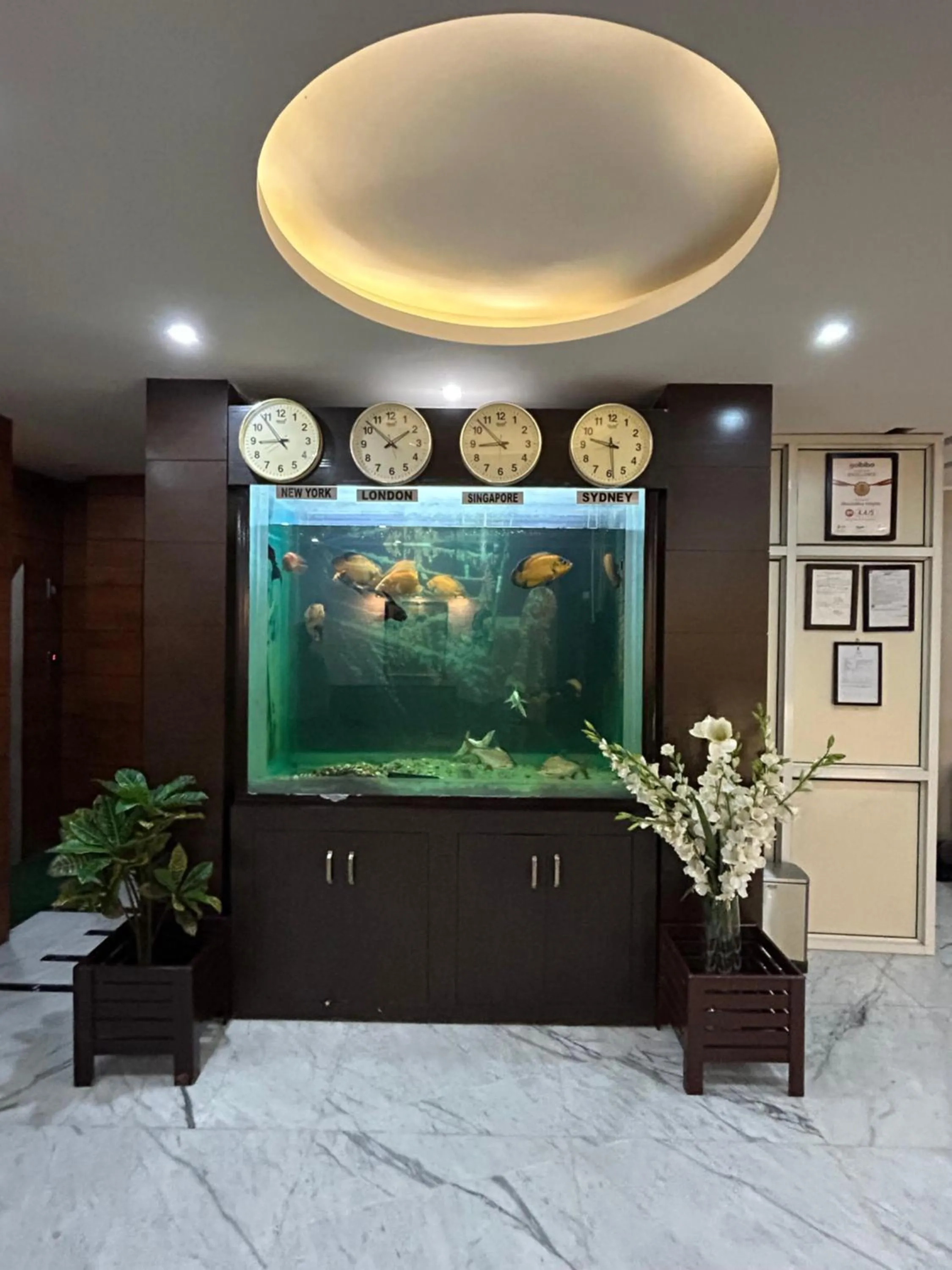 Lobby or reception in Hotel DH