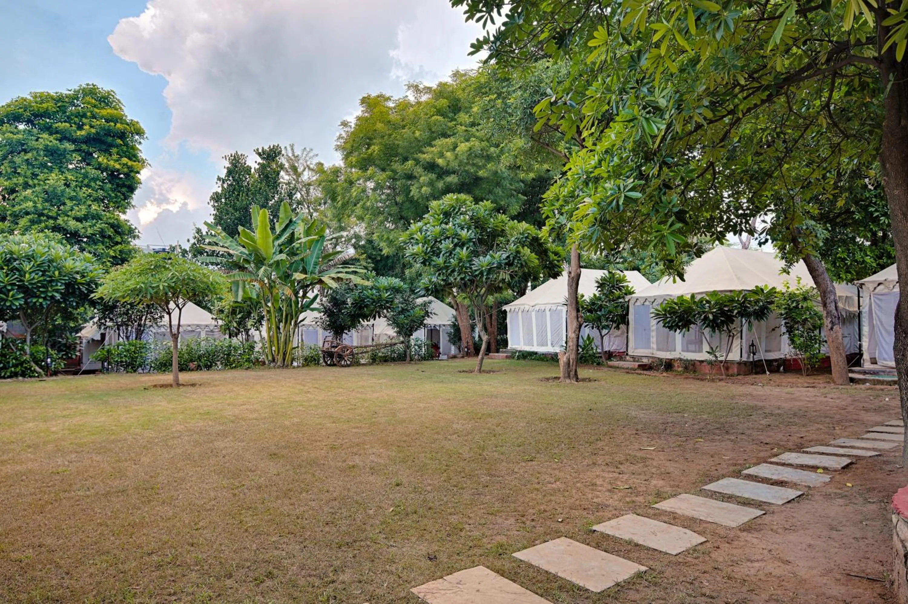 Garden view in Ranthambore Tiger Resort