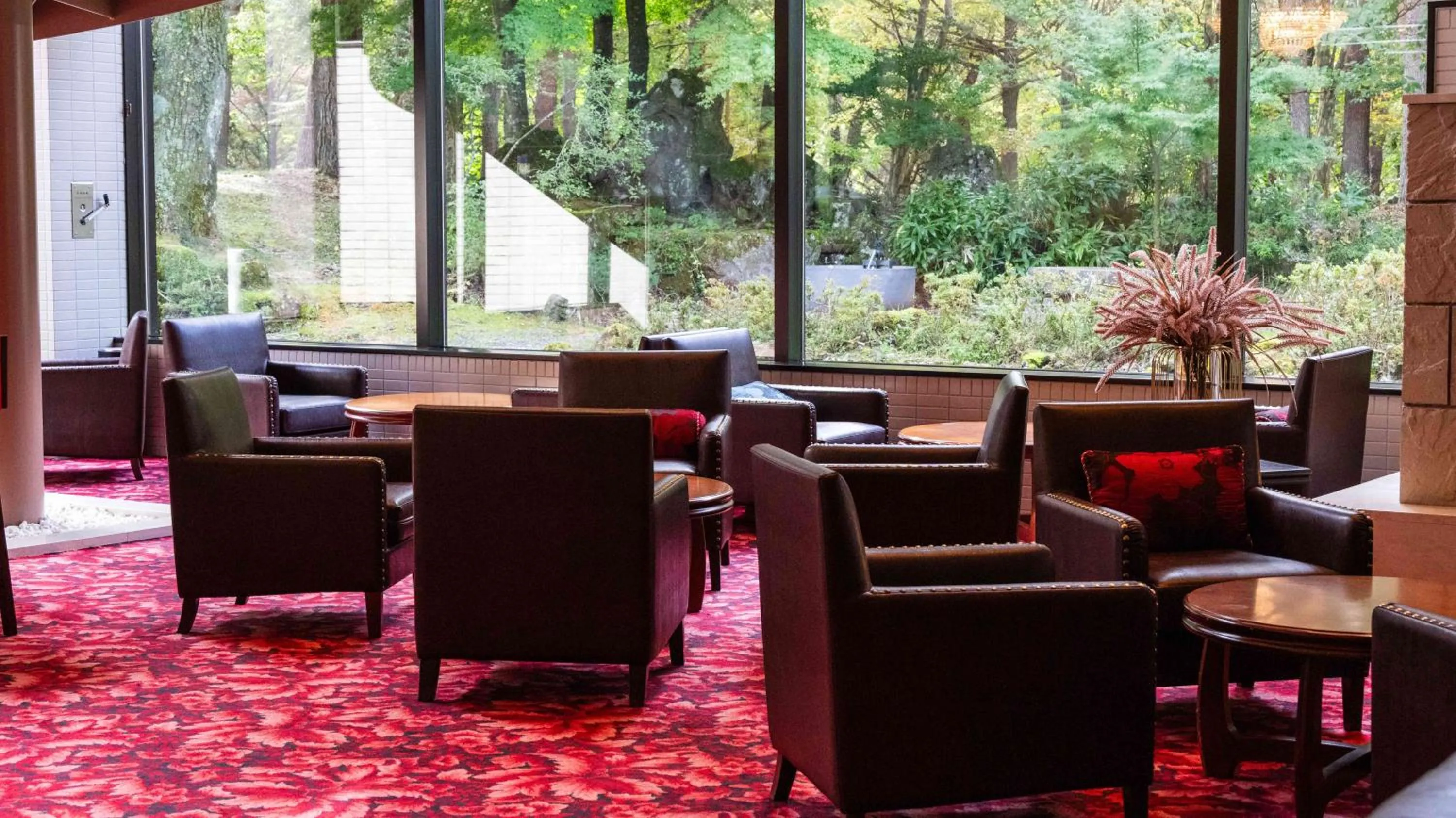 Seating area in Motosu Phoenix Hotel