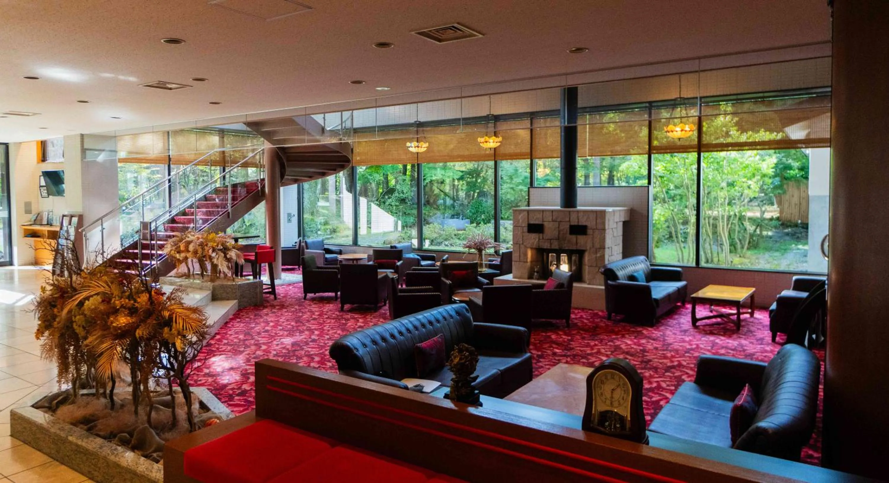 Seating area in Motosu Phoenix Hotel