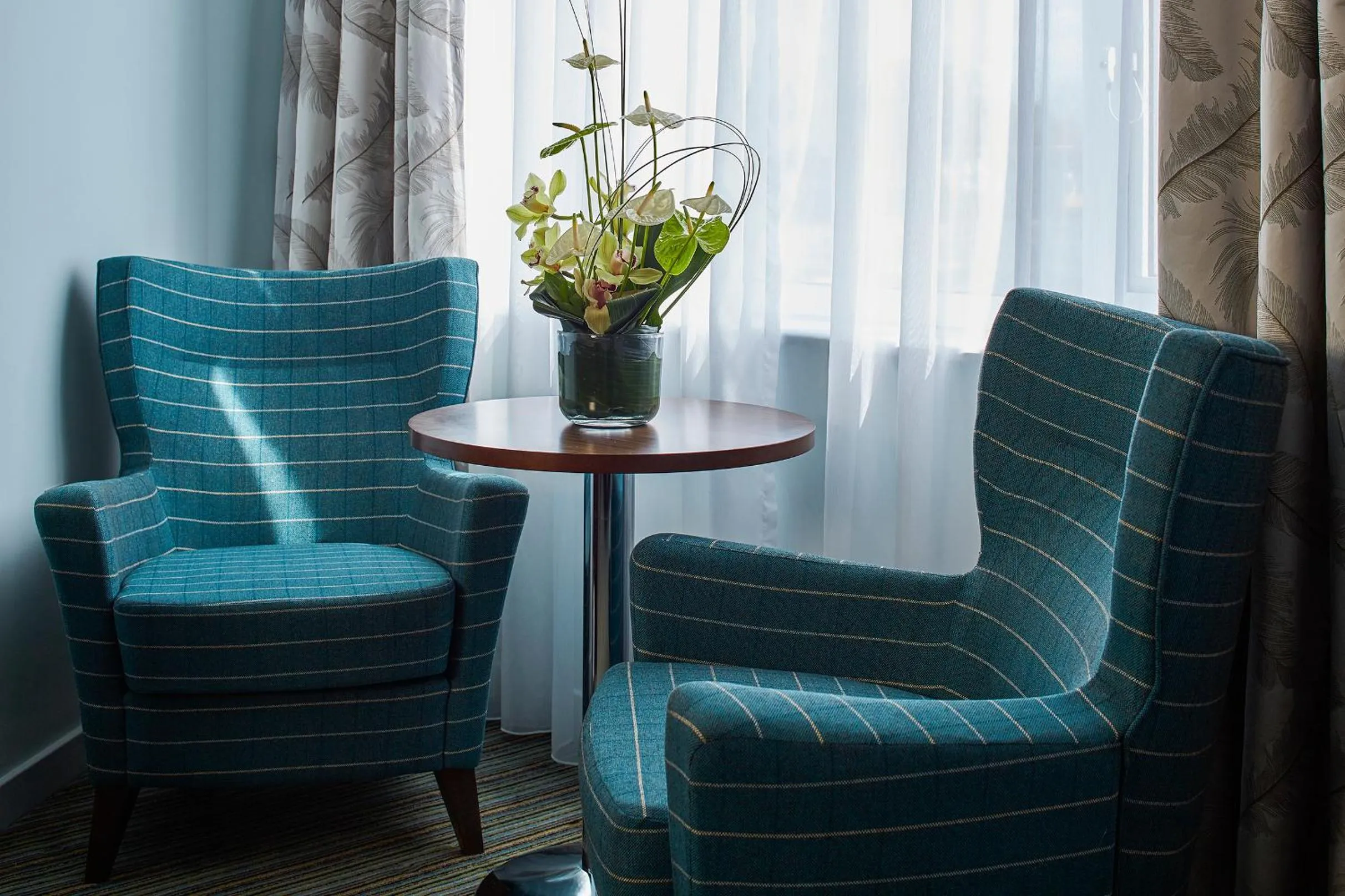 Seating area in Sir Christopher Wren Hotel