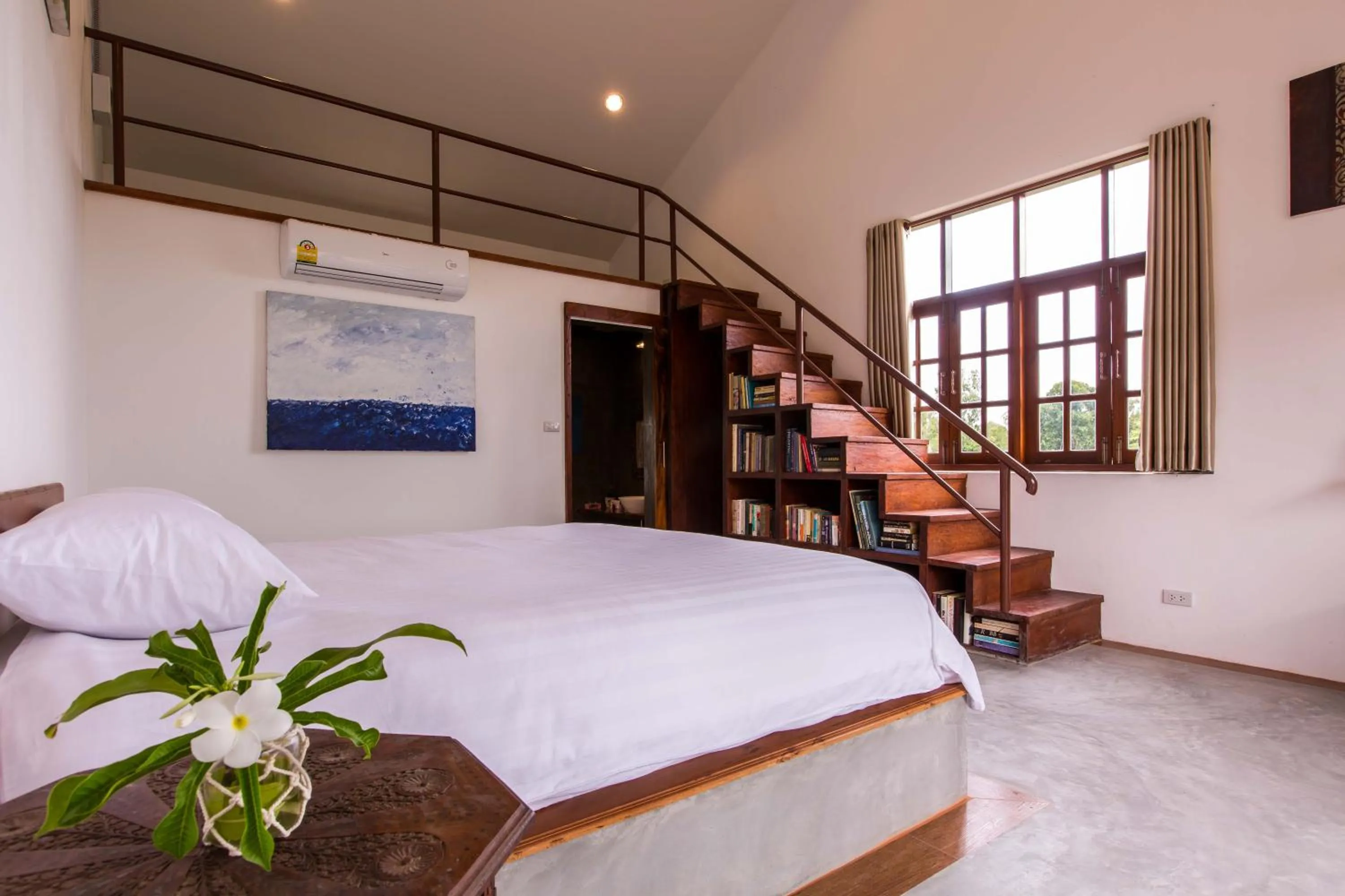 Bed in Tree Roots Retreat