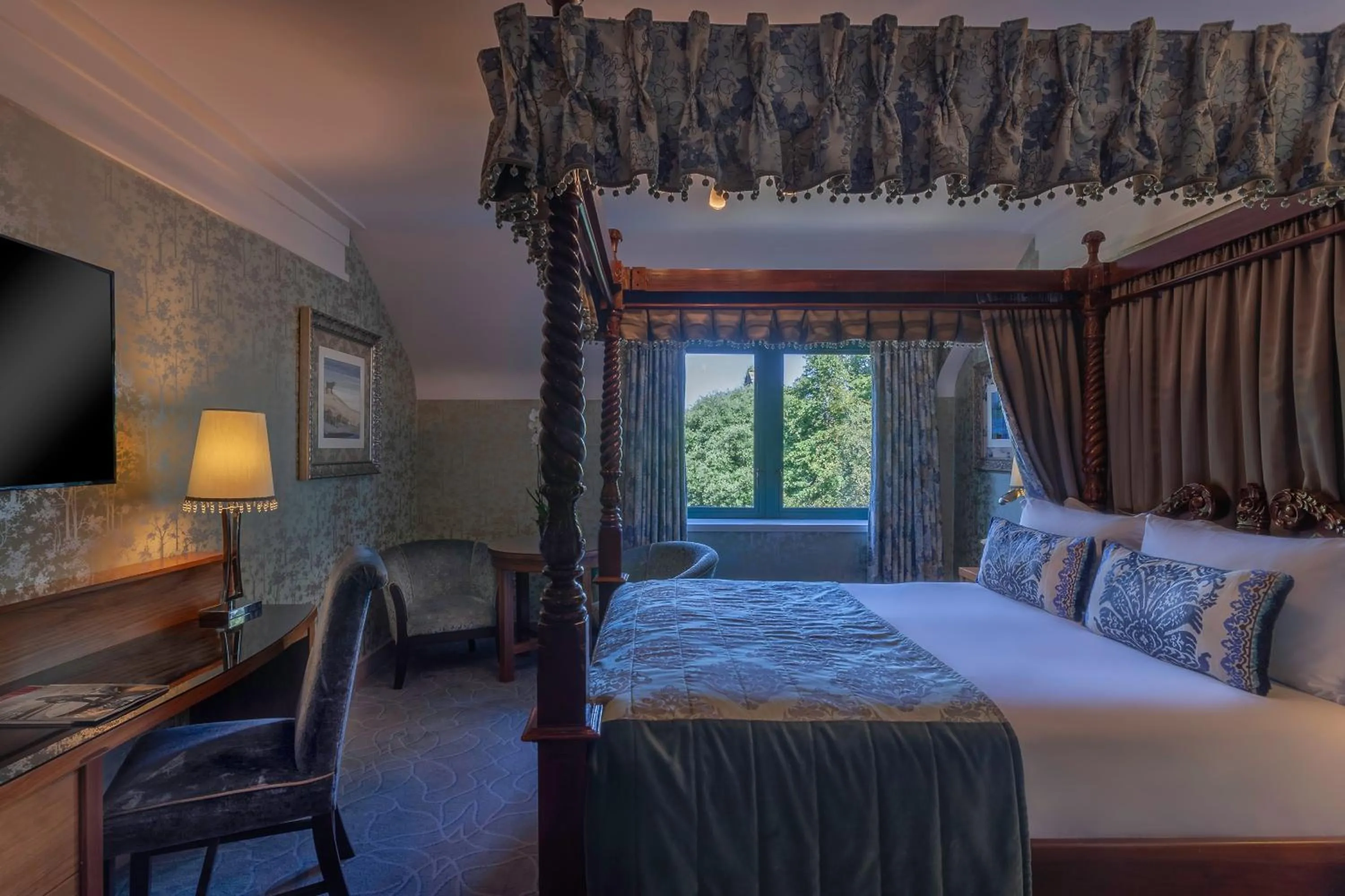 Photo of the whole room, Bed in Clontarf Castle Hotel