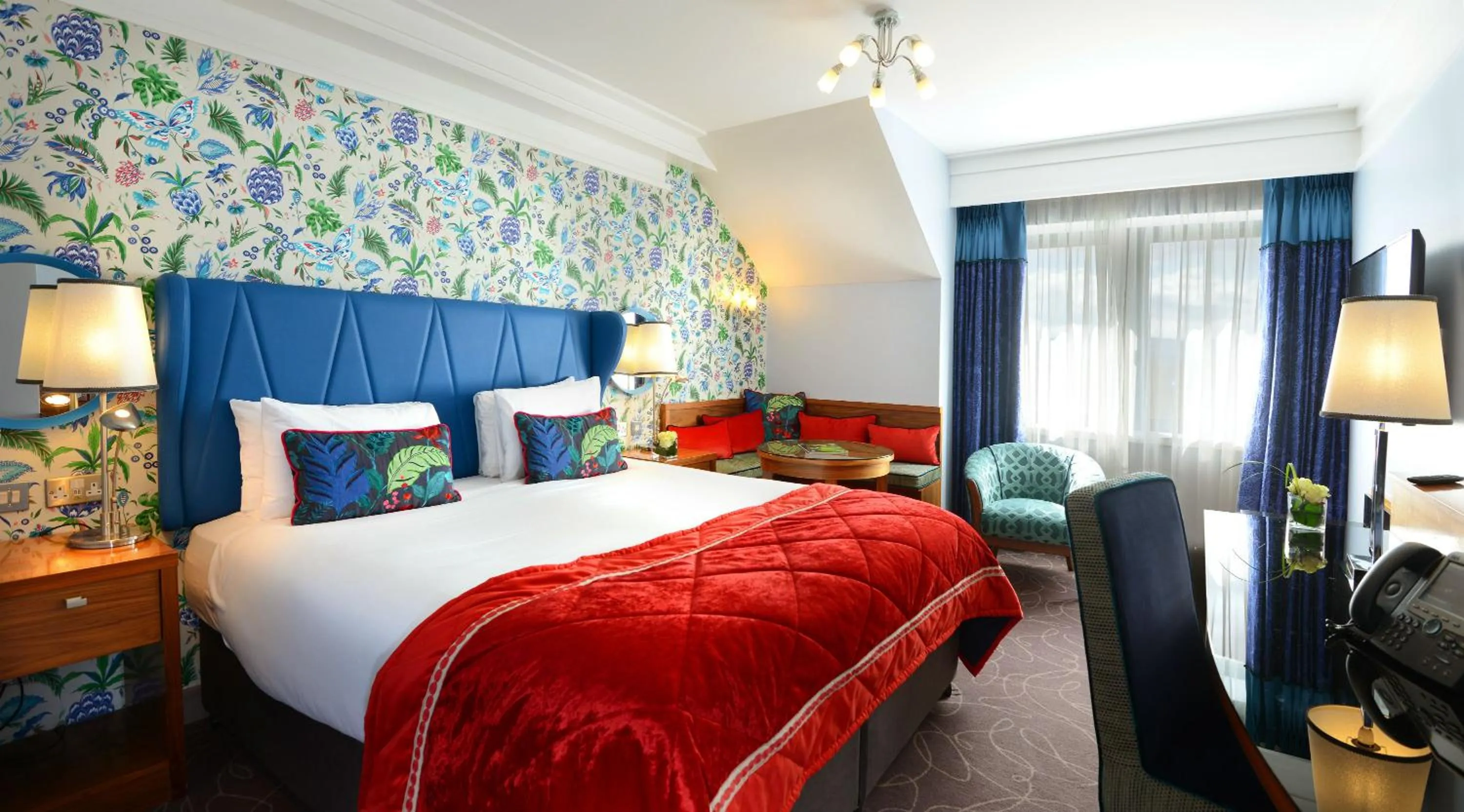 Photo of the whole room, Bed in Clontarf Castle Hotel