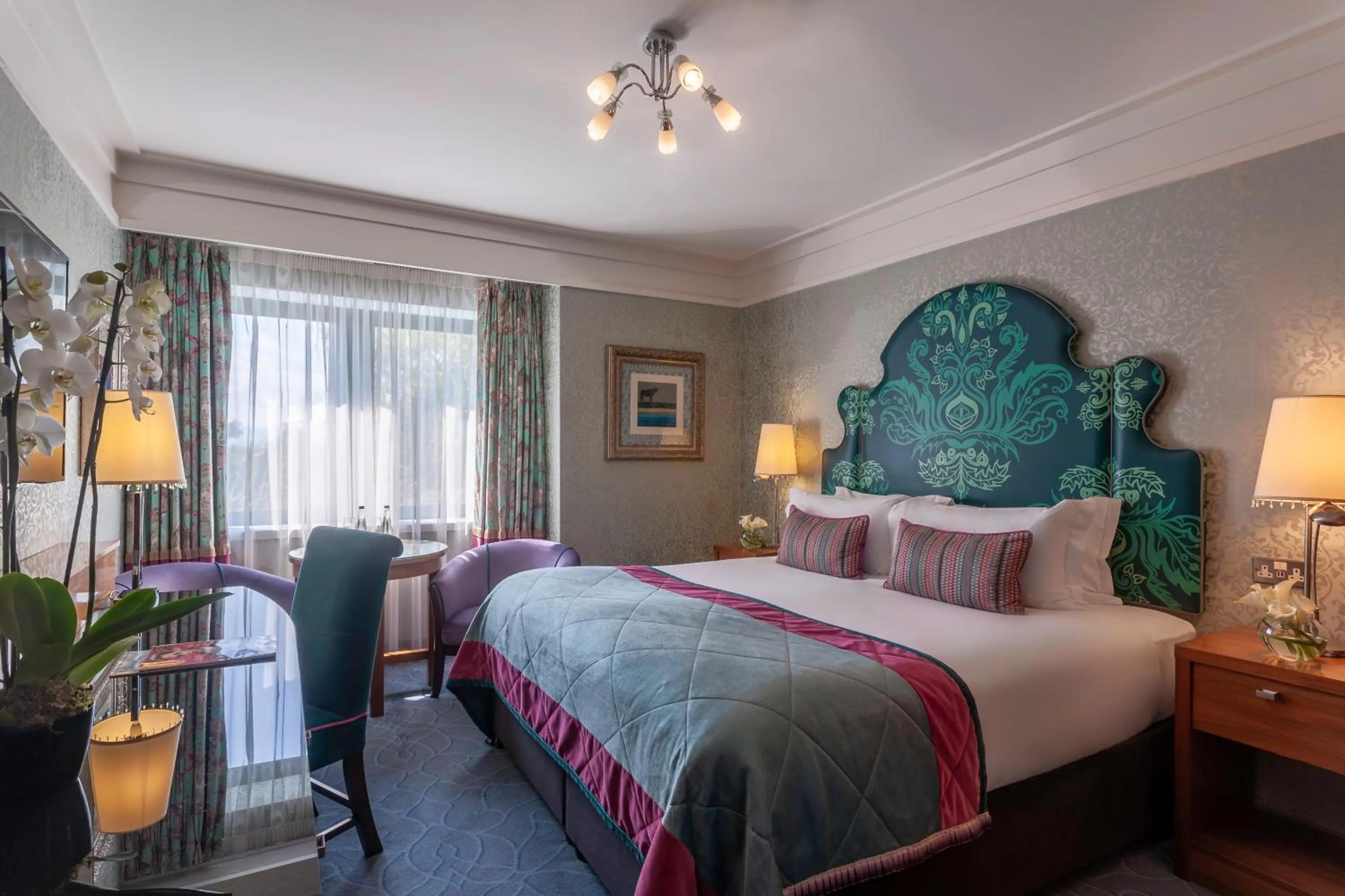Photo of the whole room, Bed in Clontarf Castle Hotel