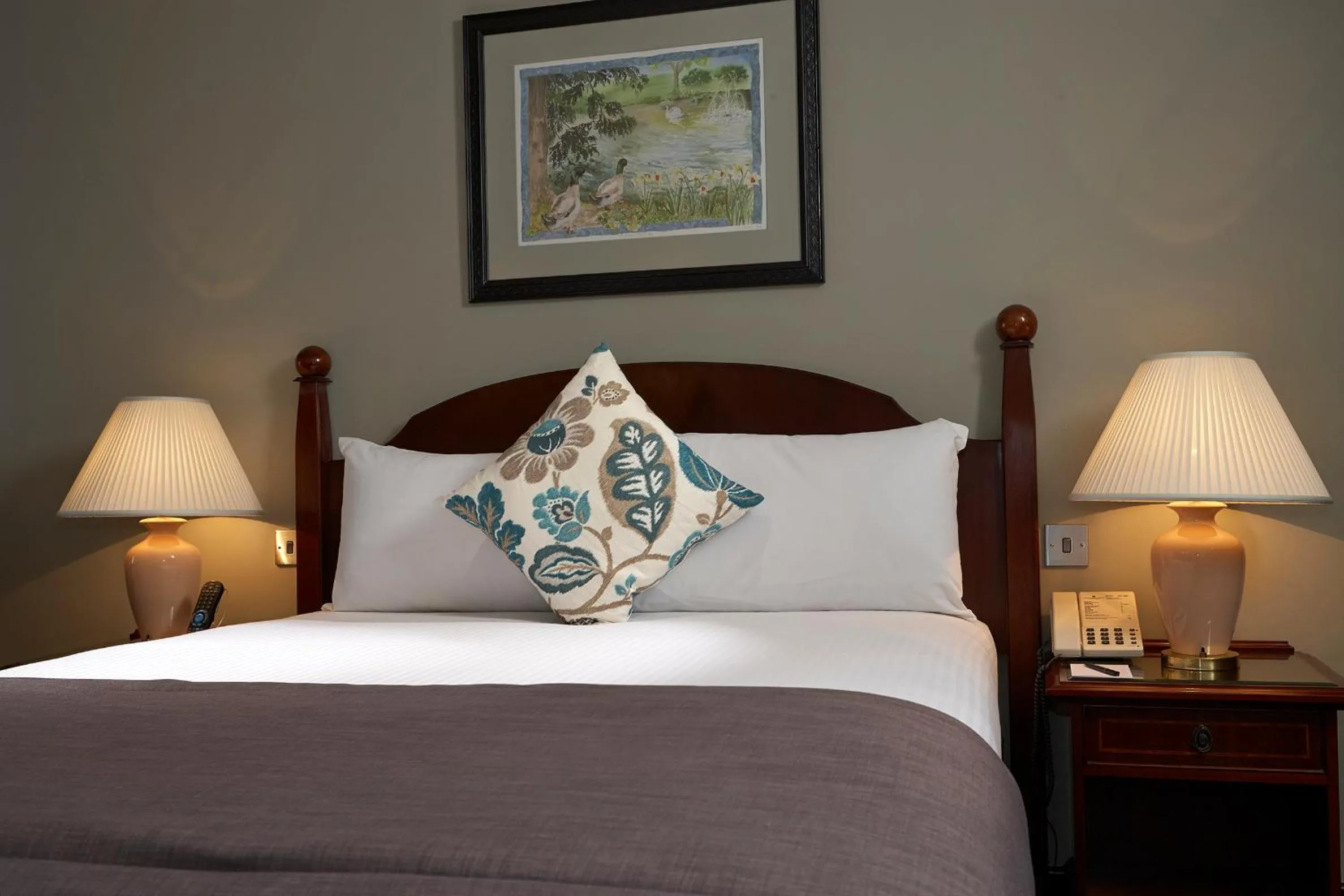 Bed in Copthorne Hotel London Gatwick