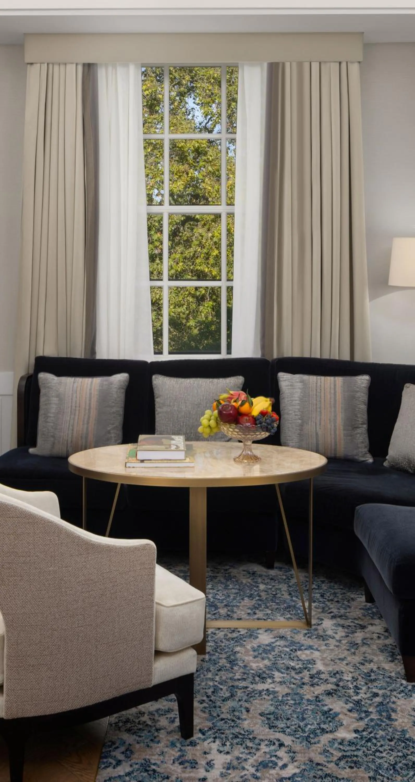 Living room in The Biltmore Mayfair