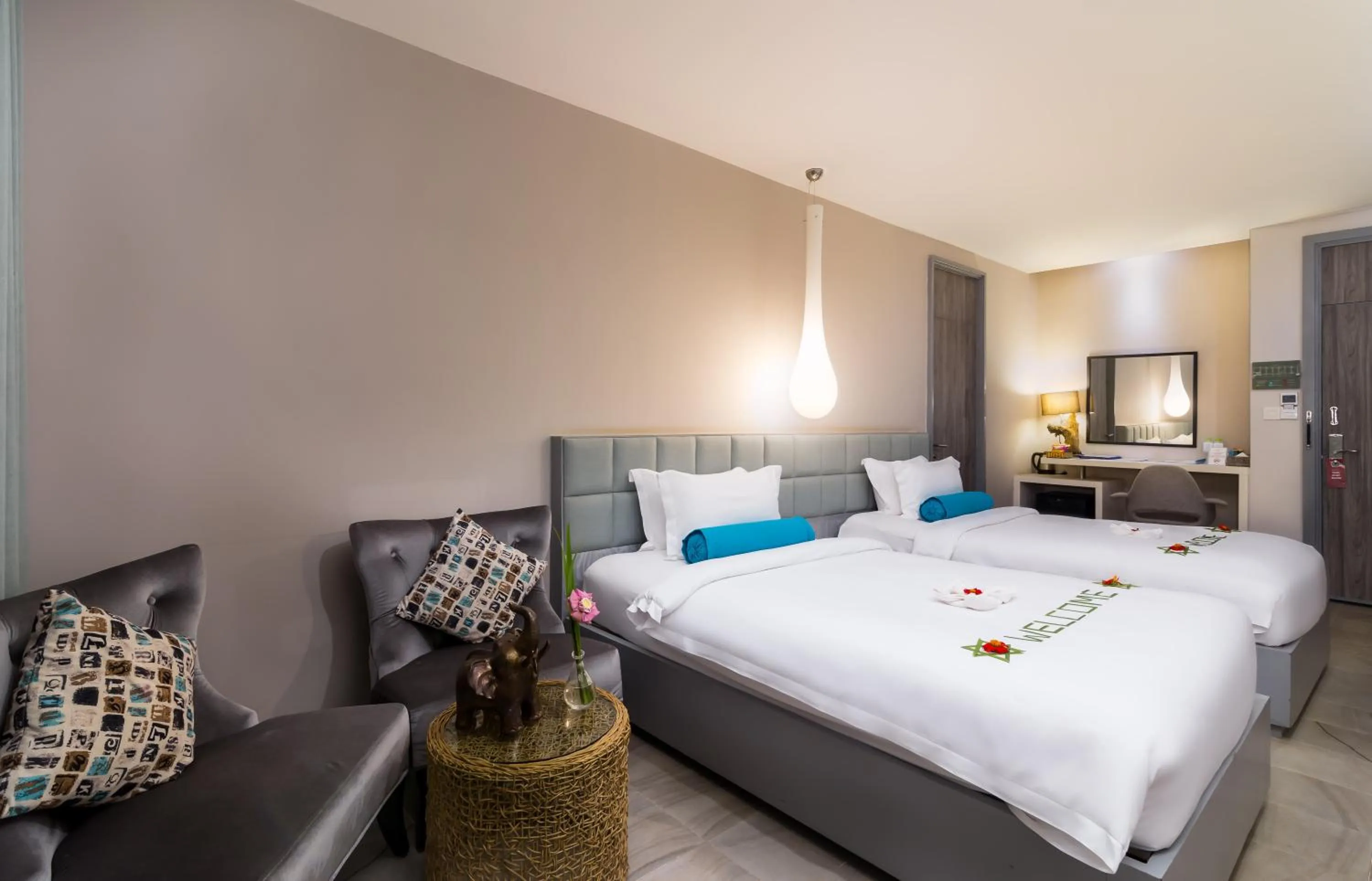 Bathroom, Bed in Damrei Residence & Spa