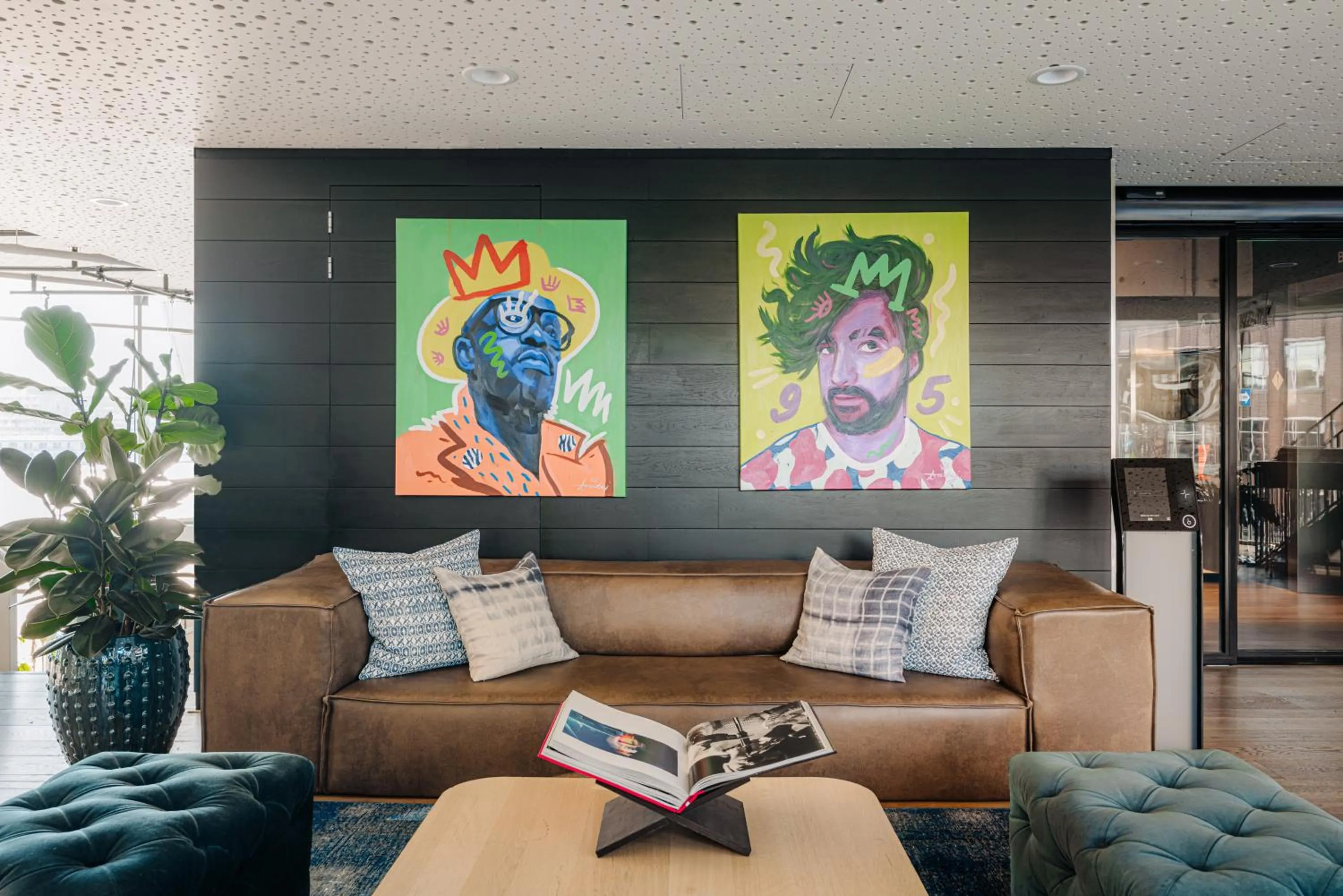 Seating area in Sir Adam Hotel, part of Sircle Collection