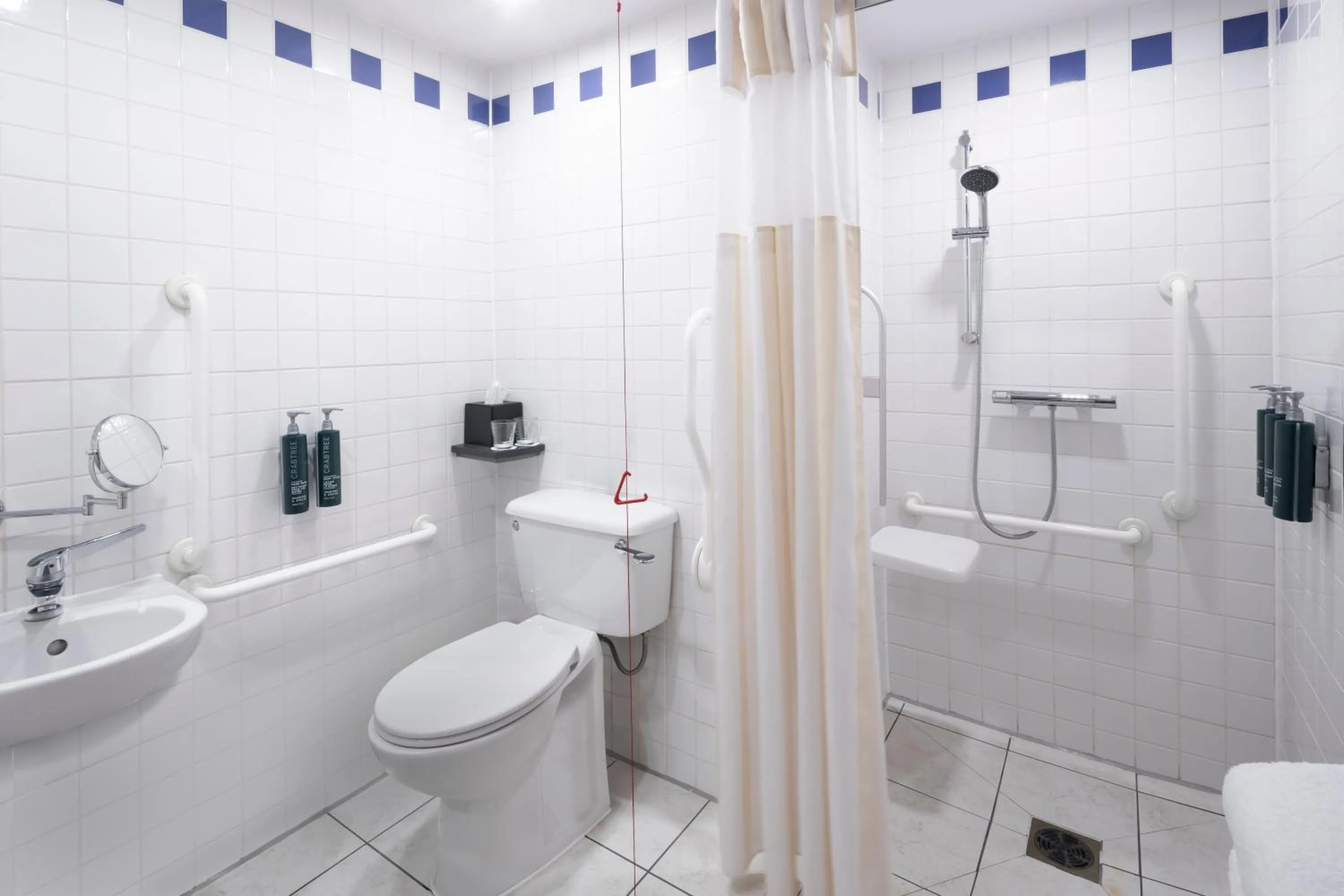 Bathroom in Hilton Garden Inn Birmingham Brindley Place