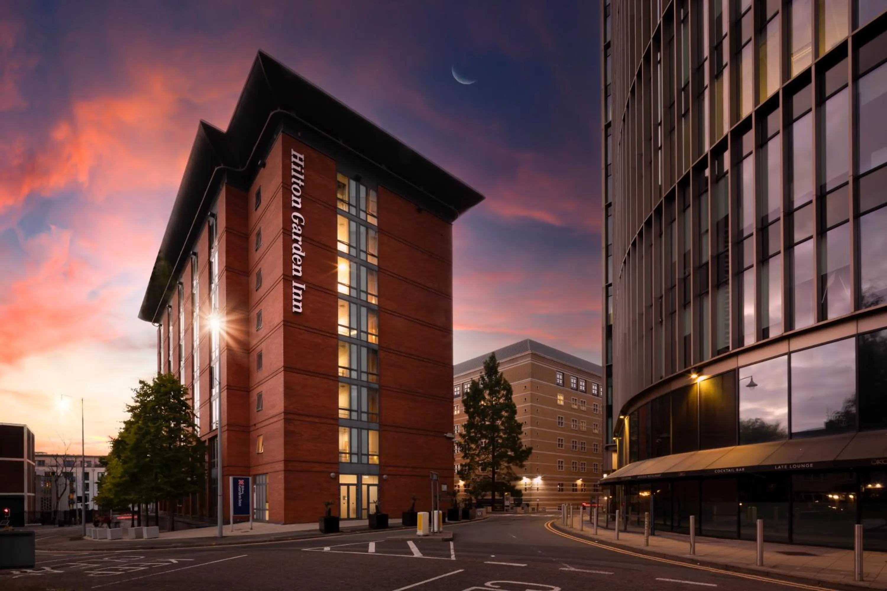 Property building in Hilton Garden Inn Birmingham Brindley Place