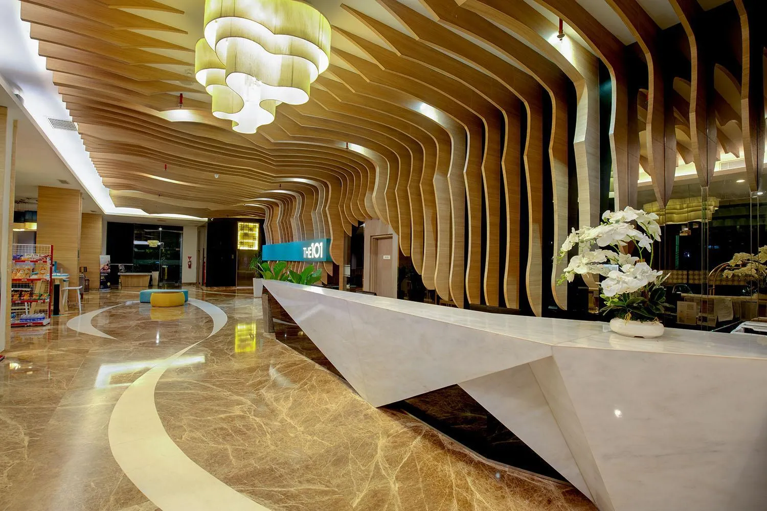 Lobby or reception in THE 1O1 Palembang Rajawali