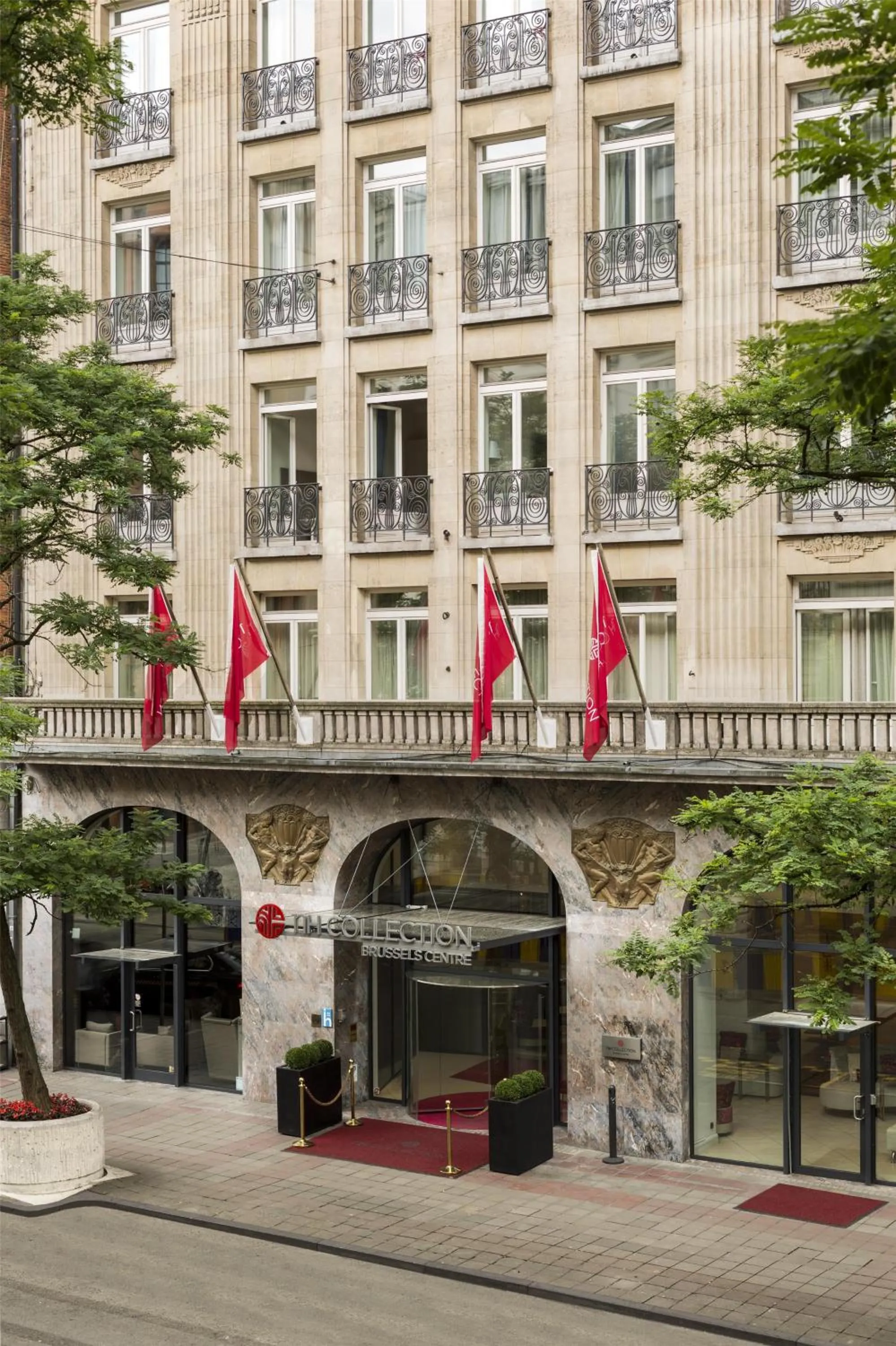 Property building in NH Collection Brussels Centre