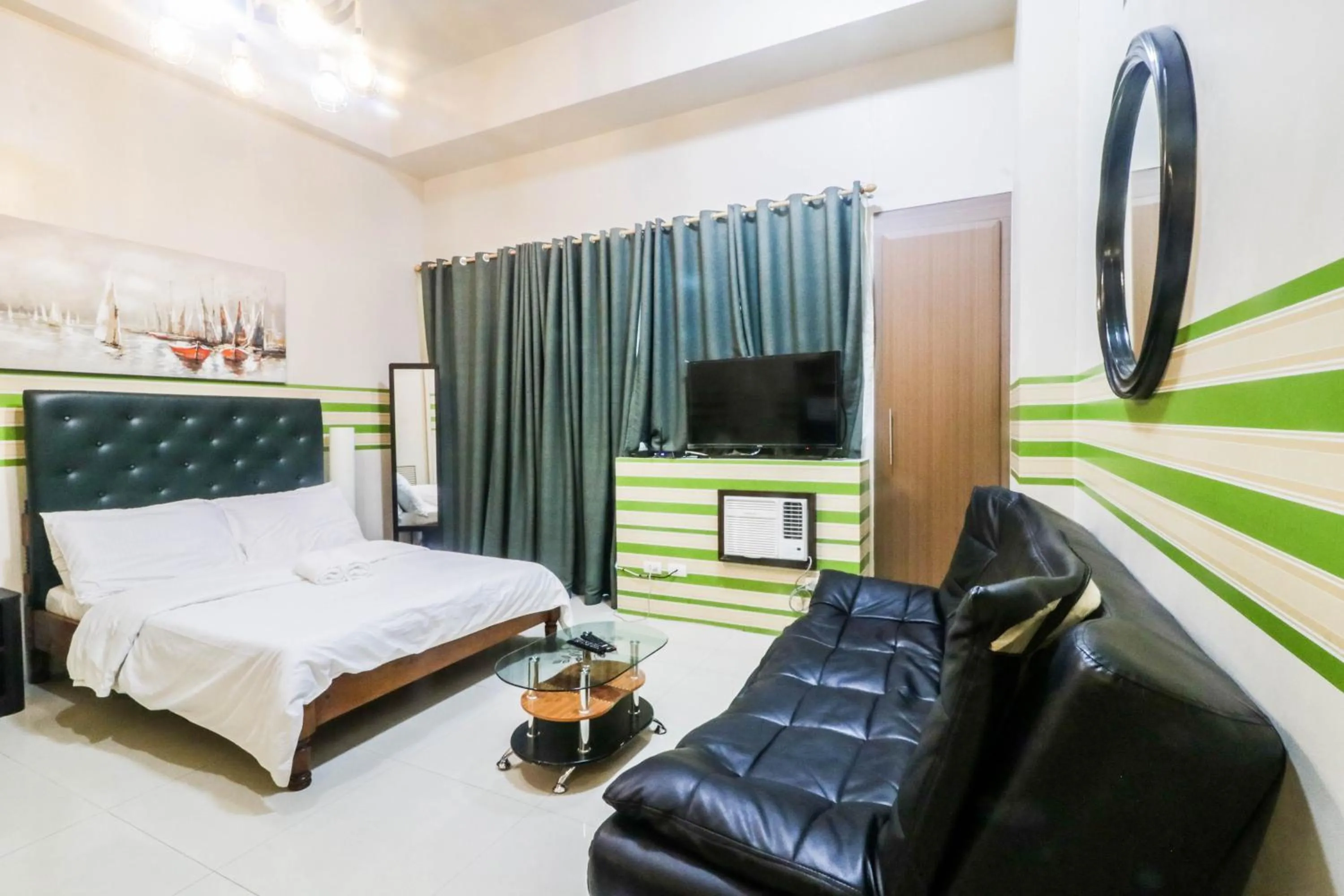 Bedroom, Bed in PRS at One Palm Tree Villa near T3 Airport