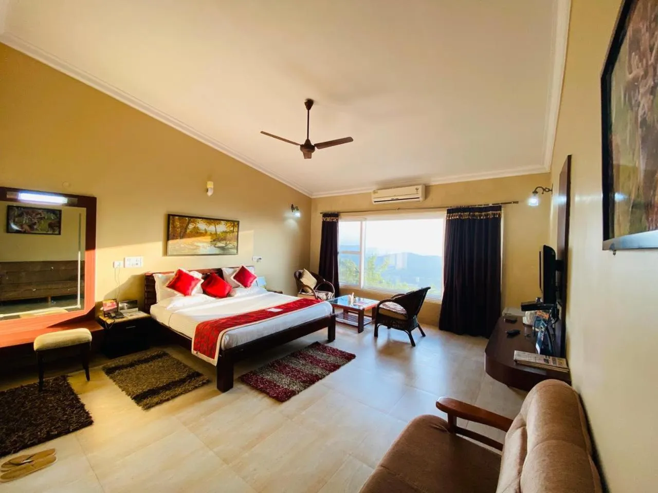 Bed in KSTDC Hotel Mayura Valley View Madikeri