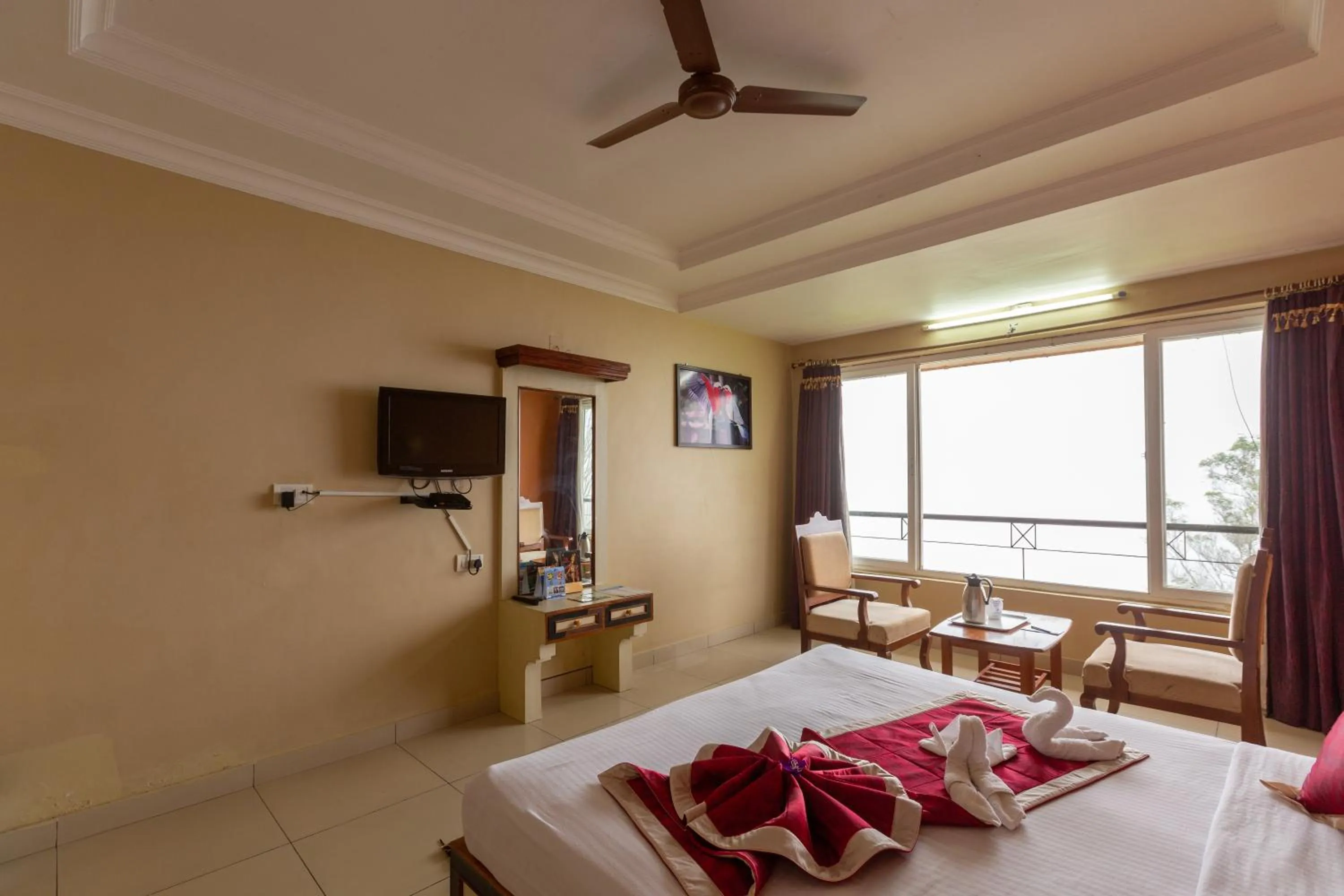 Bed in KSTDC Hotel Mayura Valley View Madikeri