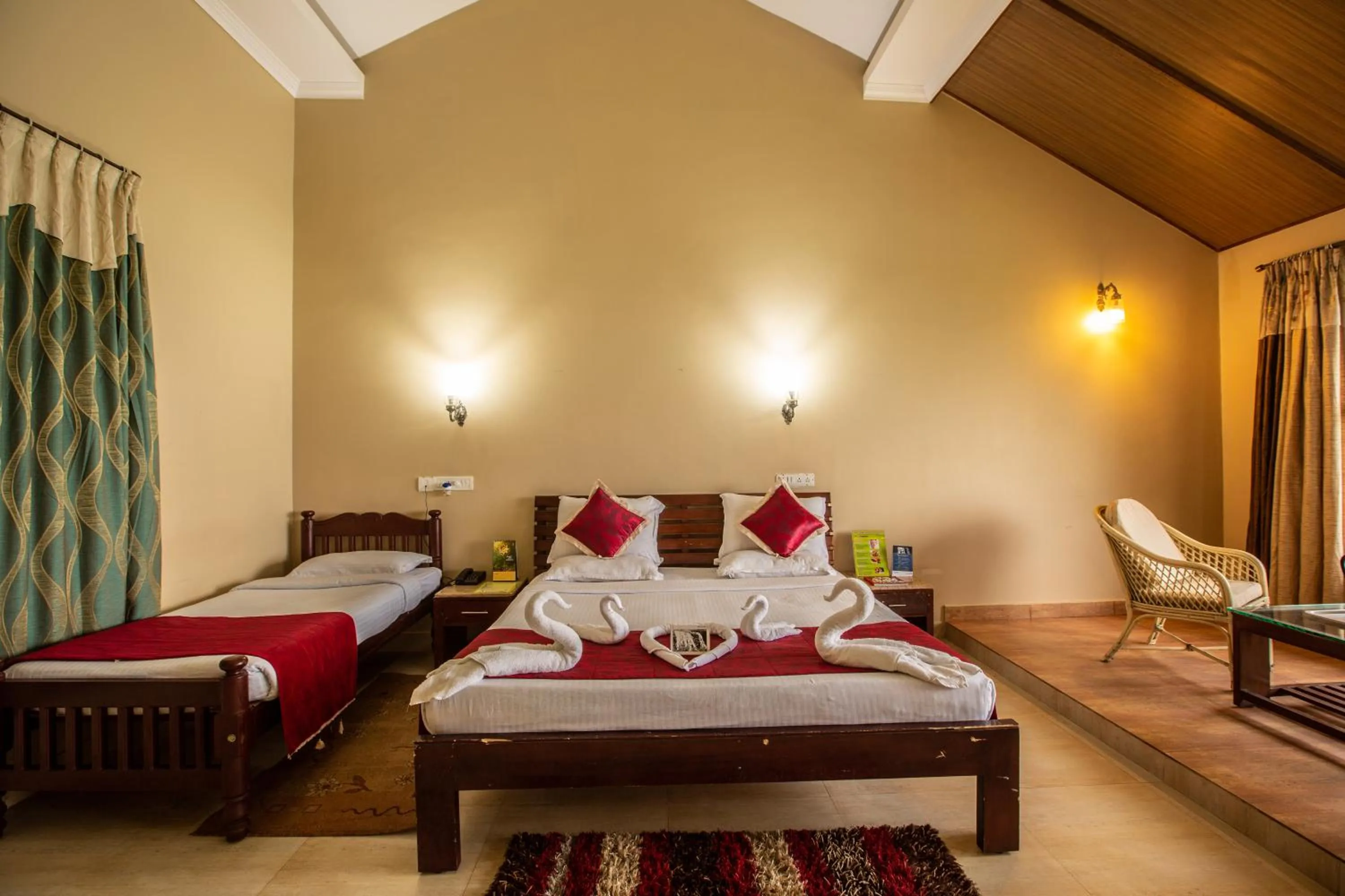 Bed in KSTDC Hotel Mayura Valley View Madikeri