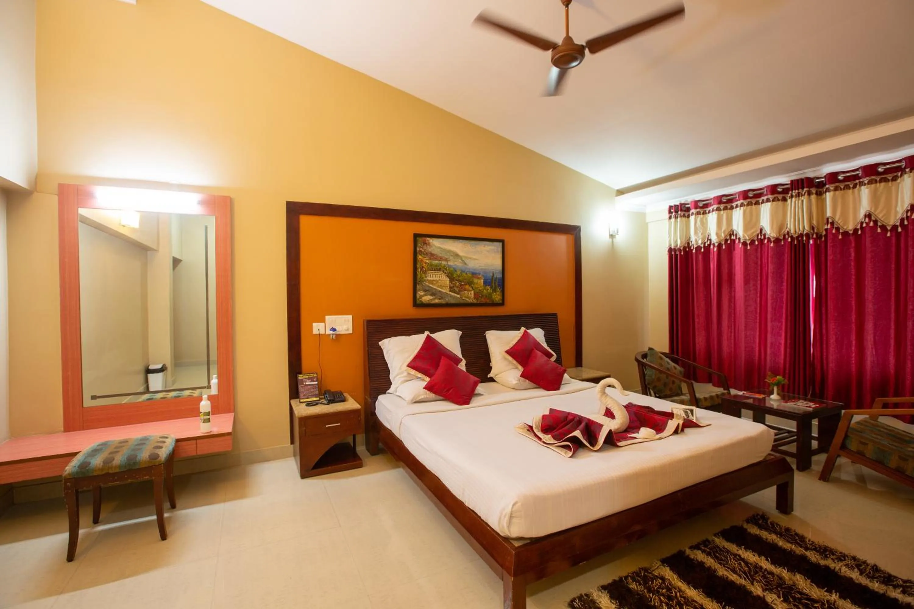 Bed in KSTDC Hotel Mayura Valley View Madikeri